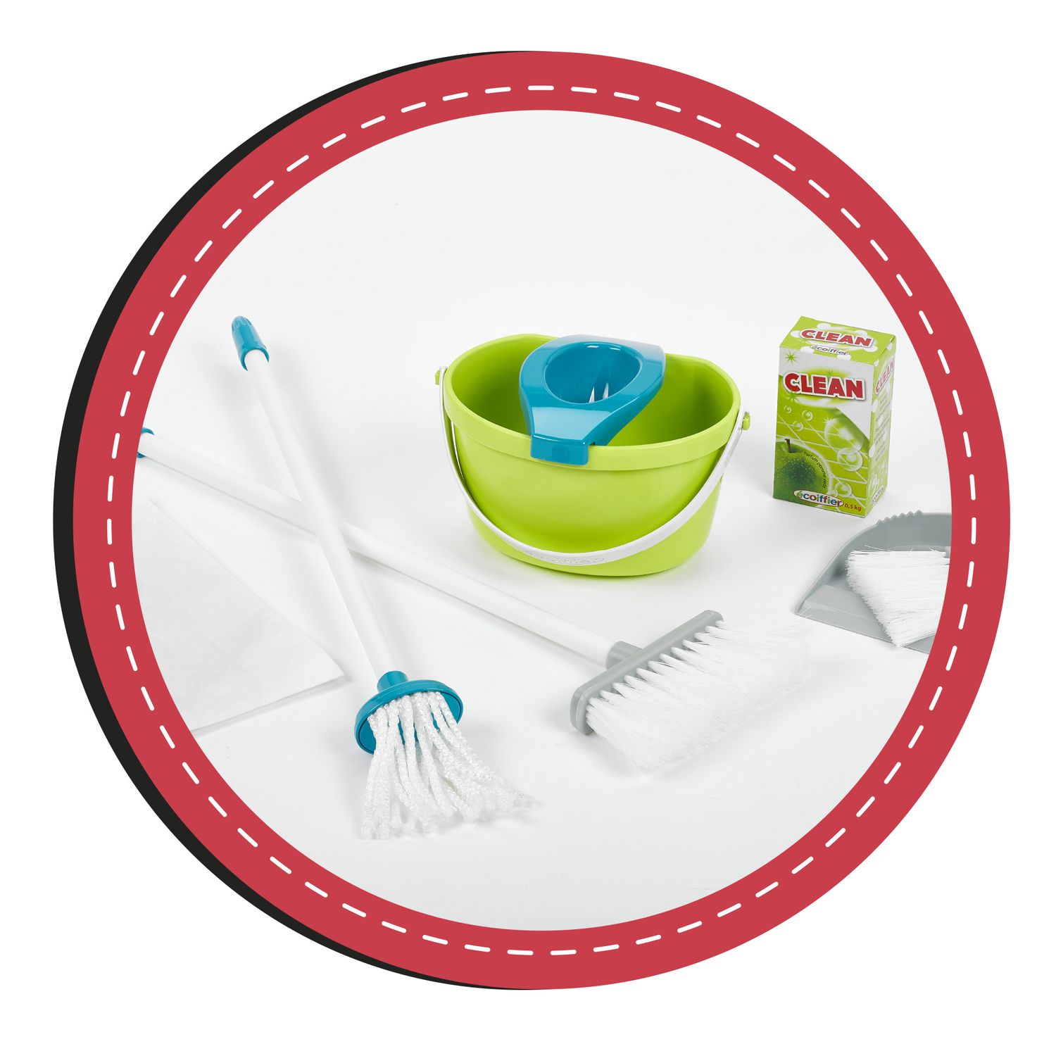 Carrello delle pulizie giocattolo per bambini – completo di accessori e aspirapolvere - funny home - FUNNY HOME