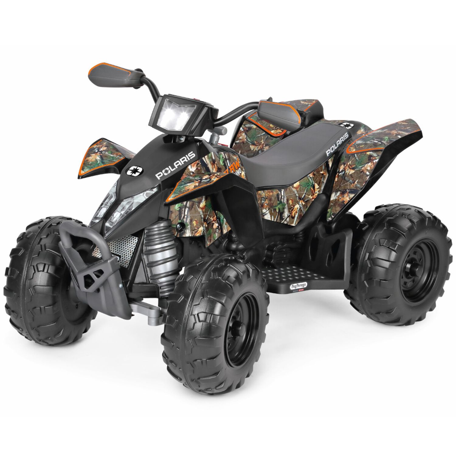 Peg perego - quad elettrico 12v - polaris outlaw 330w camo - Peg Perego