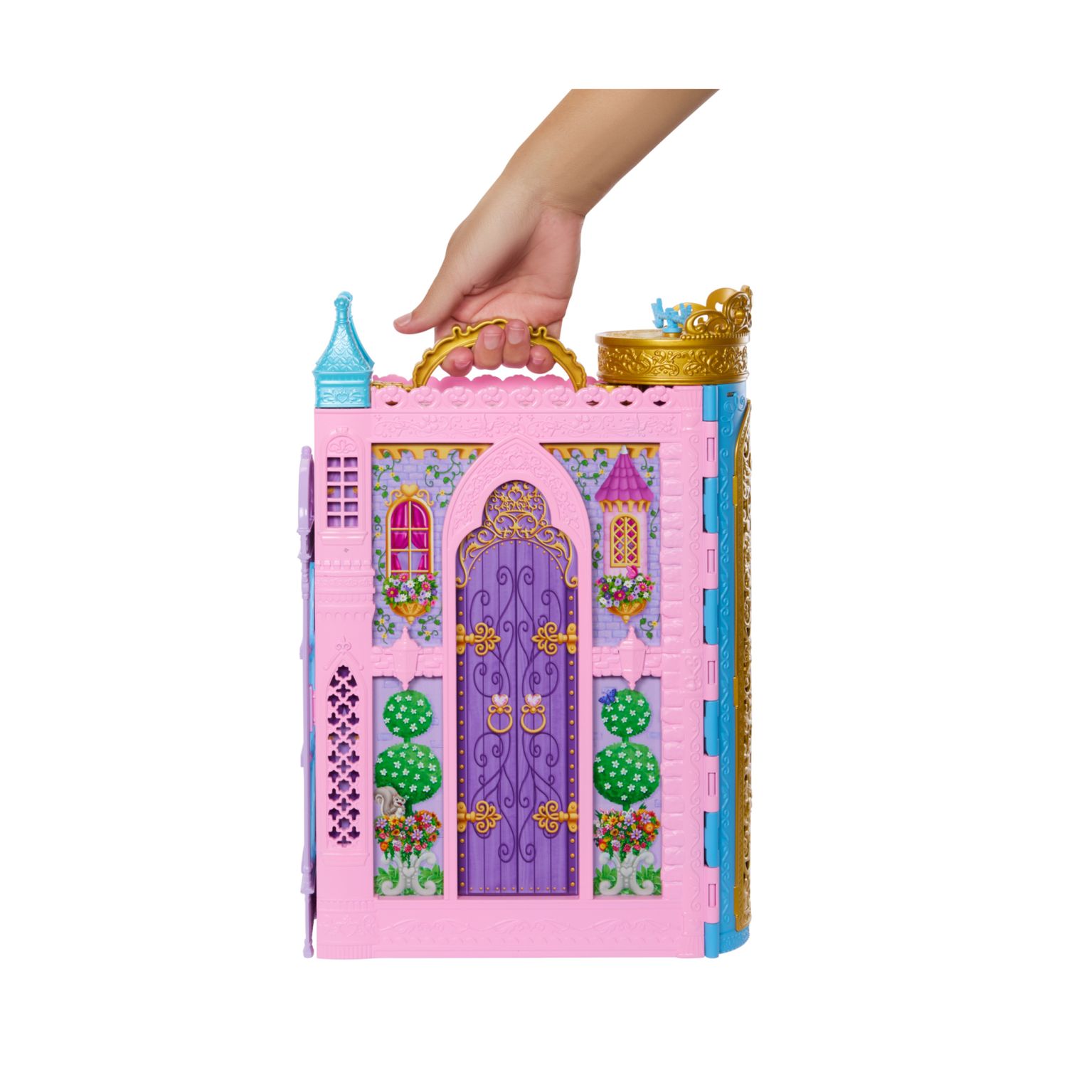 Disney princess - guardaroba da favola, playset armadio apribile fino a 60cm con 2 abiti e 25 accessori - DISNEY PRINCESS
