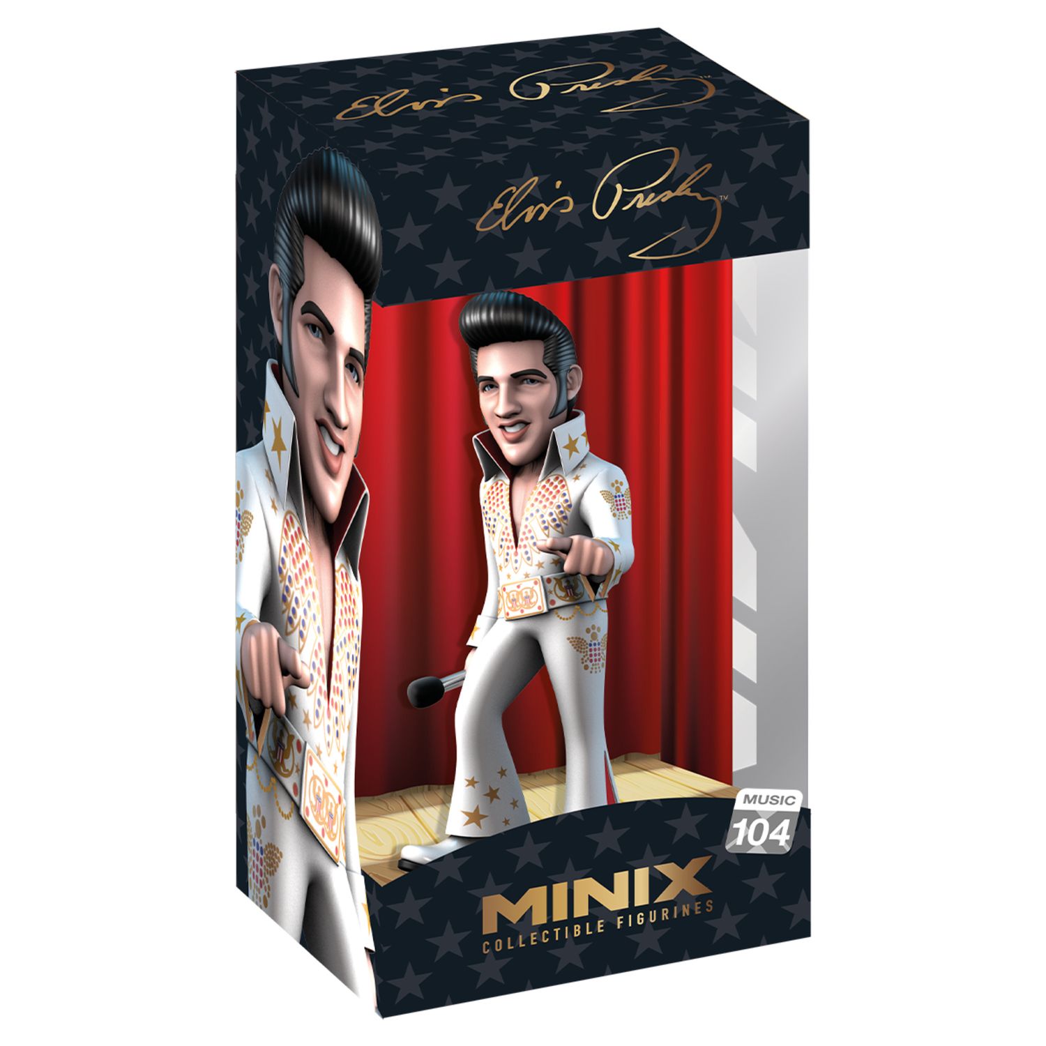 Minix collectible figurines - elvis - elvis white - 