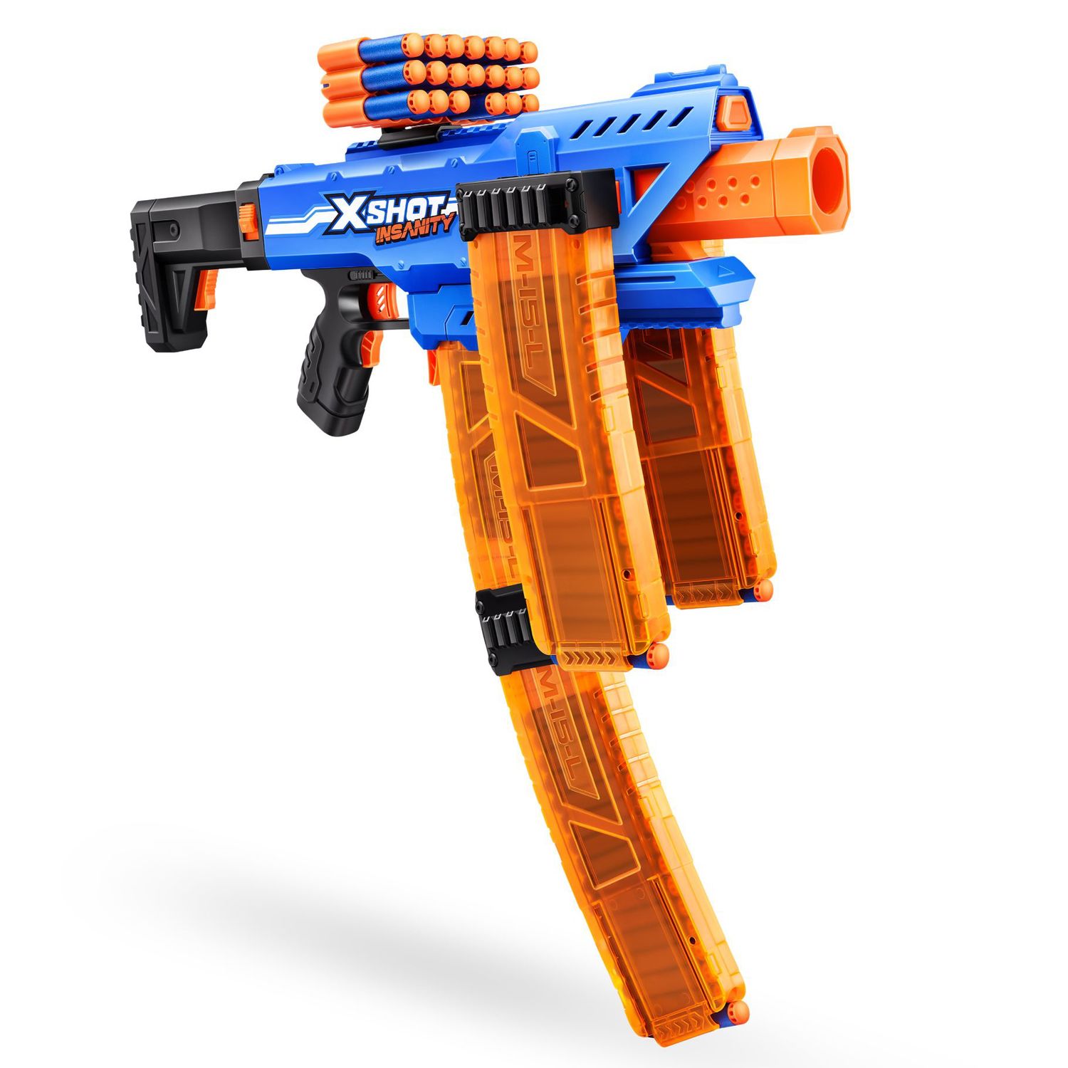Xshot insanity motorized clip mania (72 freccette) - X-SHOT