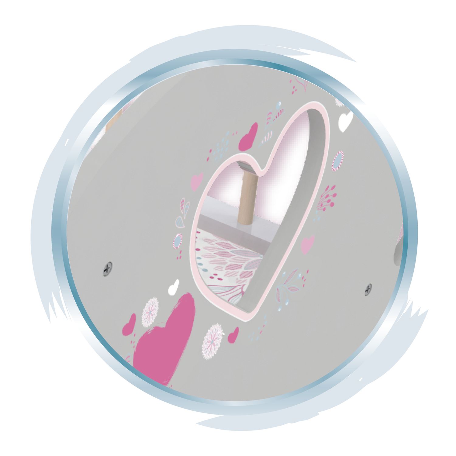 Lettino per bambole con base basculante e copertina coordinata - love bebé - LOVE BEBÈ