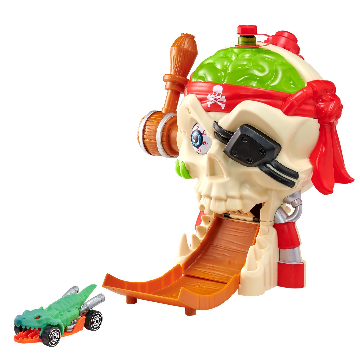 Pista teschio cambia colore motor&co con macchinina beast machines - effetto acqua fredda, tiepida e calda - MOTOR & CO.