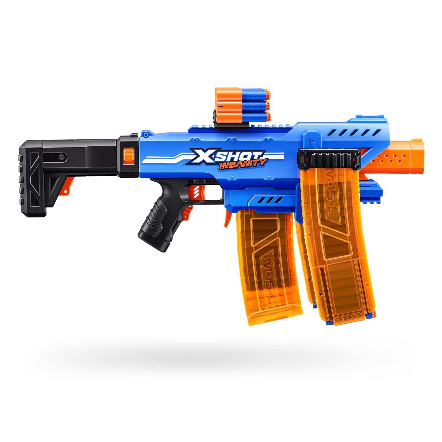 Xshot insanity motorized clip mania (72 freccette) - X-SHOT