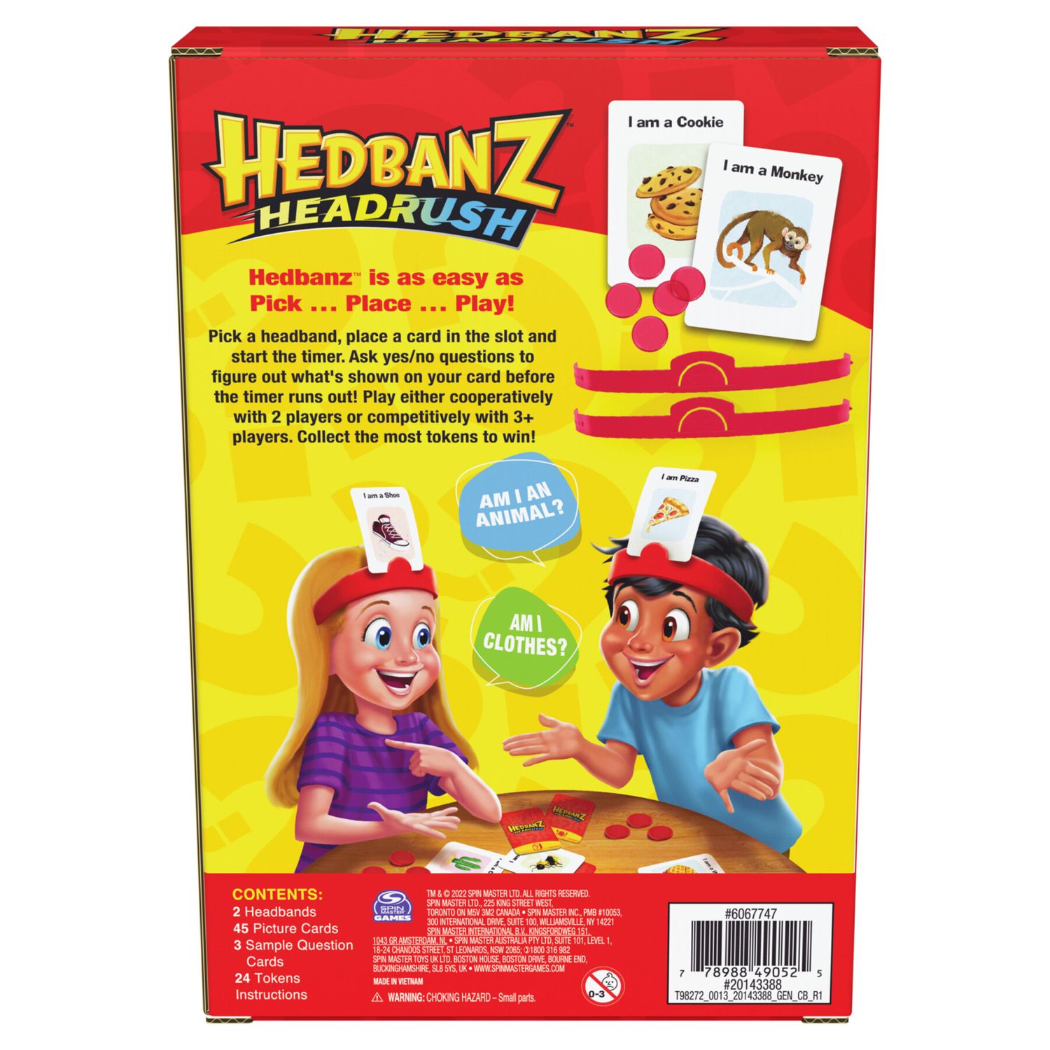 Essere o non essere - gioco cooperativo per 2 giocatori - indovina le carte sulla tua testa con risposte sì/no e timer di 90 secondi - 