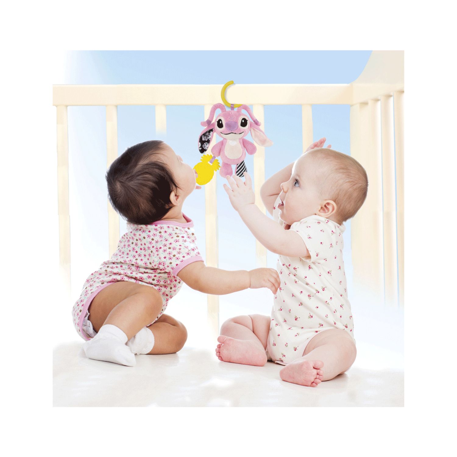 Baby clementoni - disney angel soft rattle - BABY CLEMENTONI, Disney Stitch