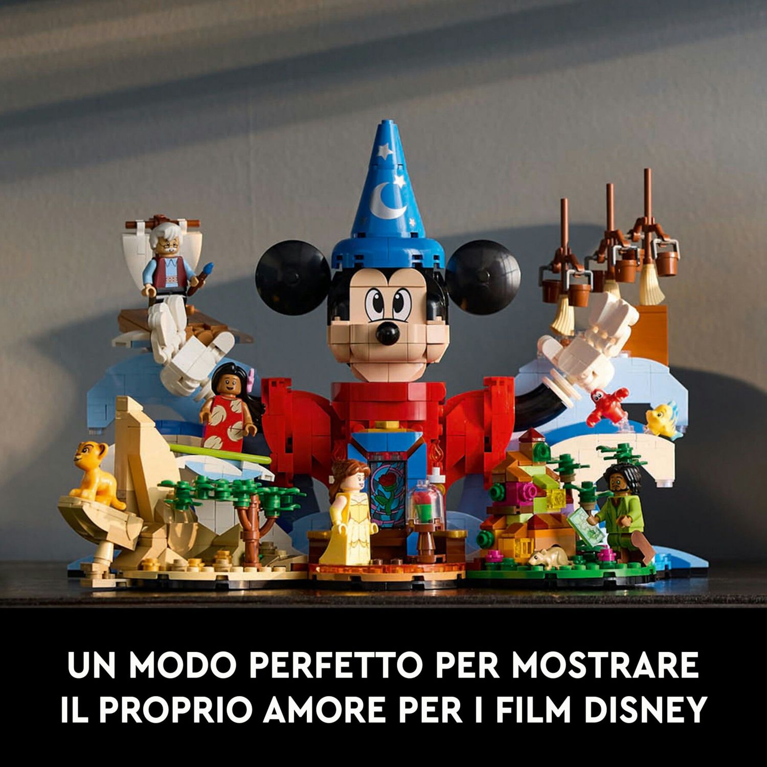 Lego ideas 21352 magia disney, set da collezione per adulti da costruire con personaggi dei film, idea regalo per uomo o donna - LEGO IDEAS, Disney, Lego
