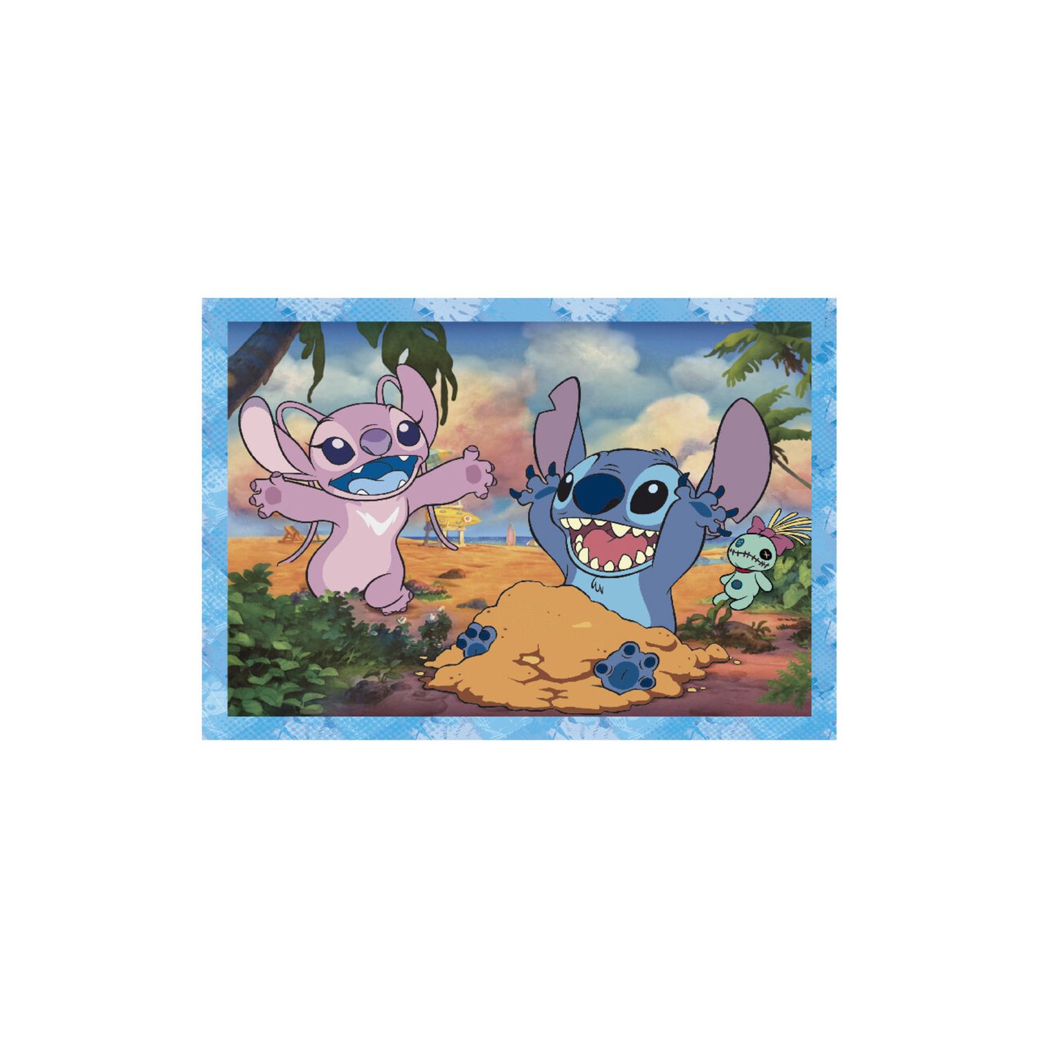 Clementoni - puzzle supercolor 4in1 disney stitch - CLEMENTONI, LILO & STITCH, Disney Stitch