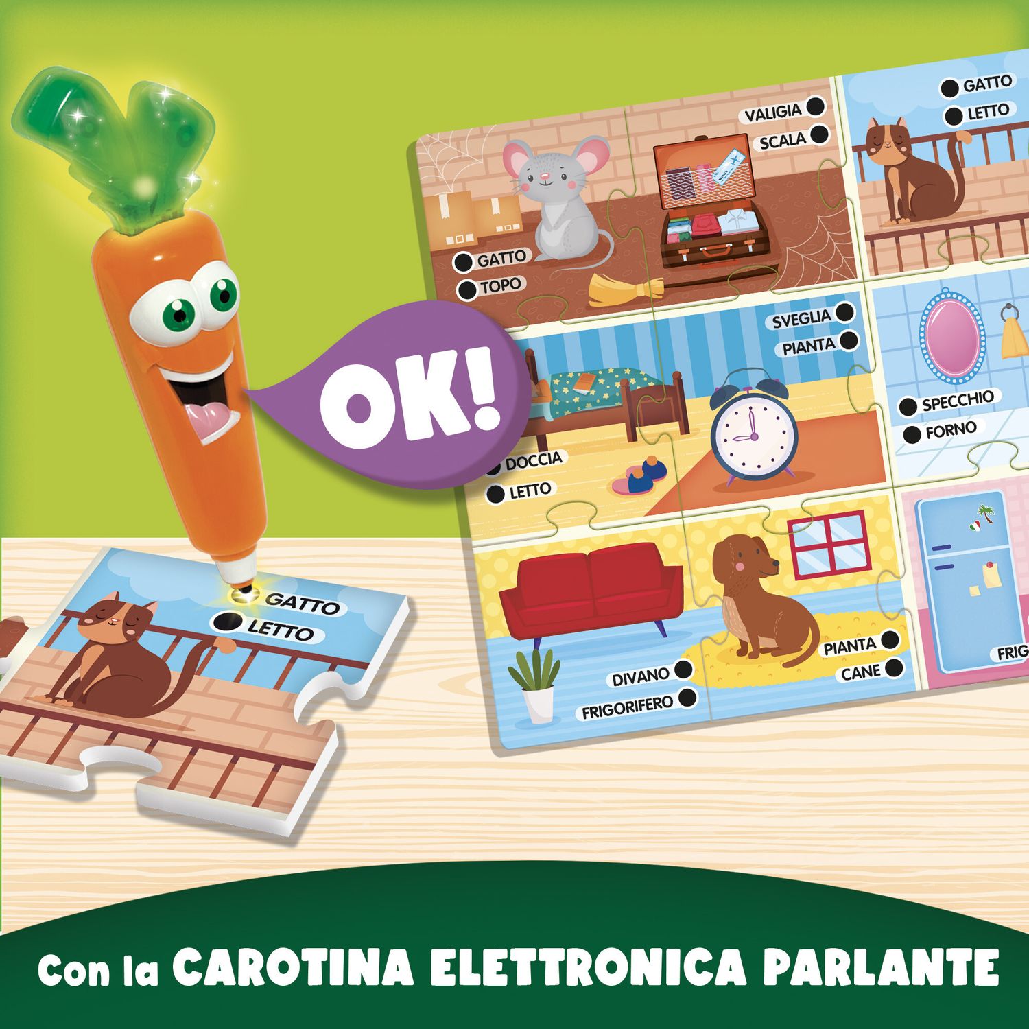 Carotina penna parlante gli utilissimi alfabeto interattivo - LISCIANI