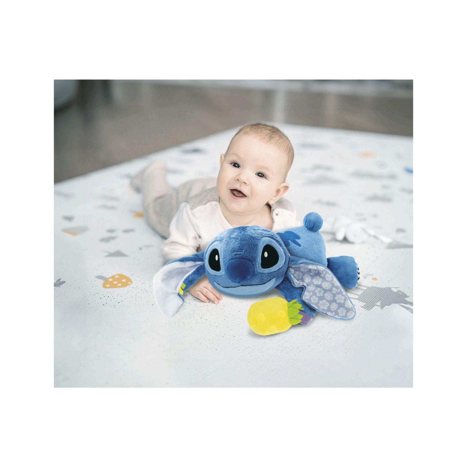 Baby clementoni - disney baby stitch musical plush - BABY CLEMENTONI, Disney Stitch