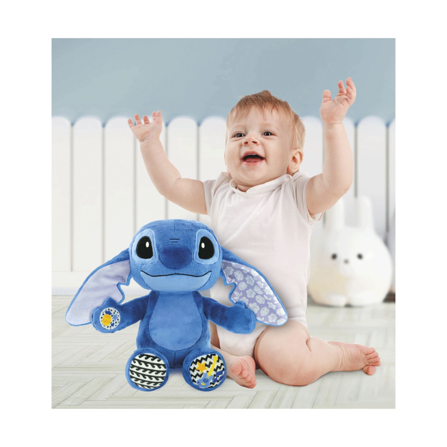 Baby clementoni - disney baby stitch musical plush - BABY CLEMENTONI, Disney Stitch