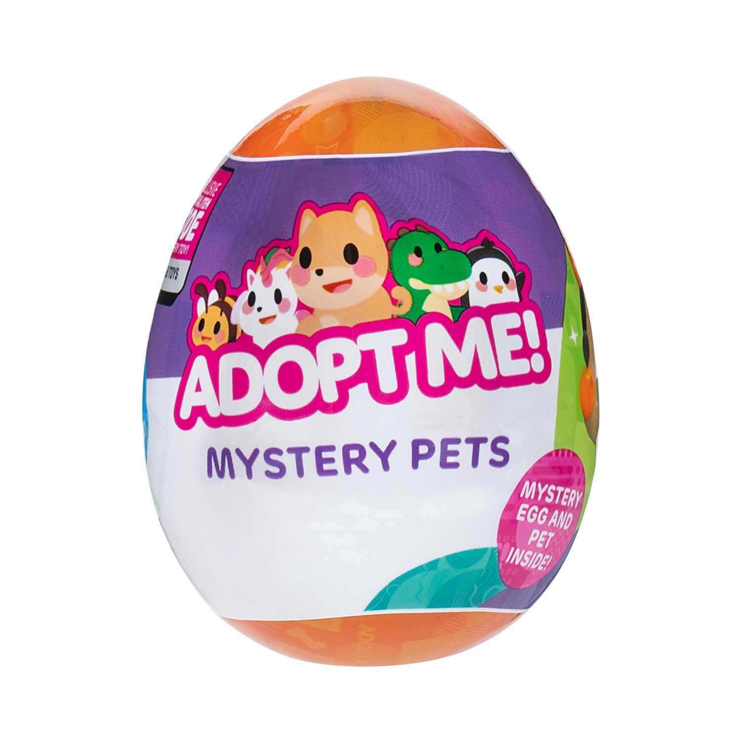 Adopt me! magic eggs - uovo singolo con cucciolo da amare e collezionare - assortito - 