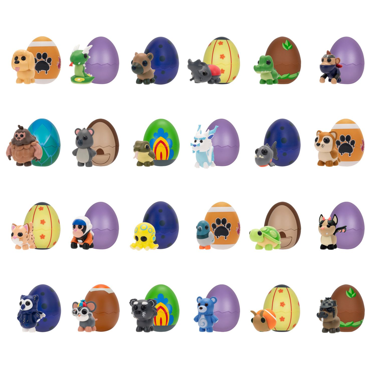 Adopt me! magic eggs - uovo singolo con cucciolo da amare e collezionare - assortito - 