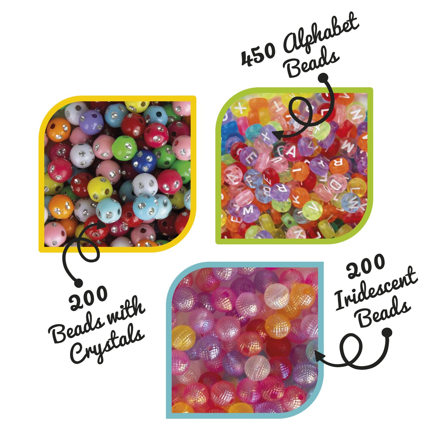 Beads collection - collezione di perline per creare gioielli personalizzati - 3 stili unici - crea mania - CREA MANIA
