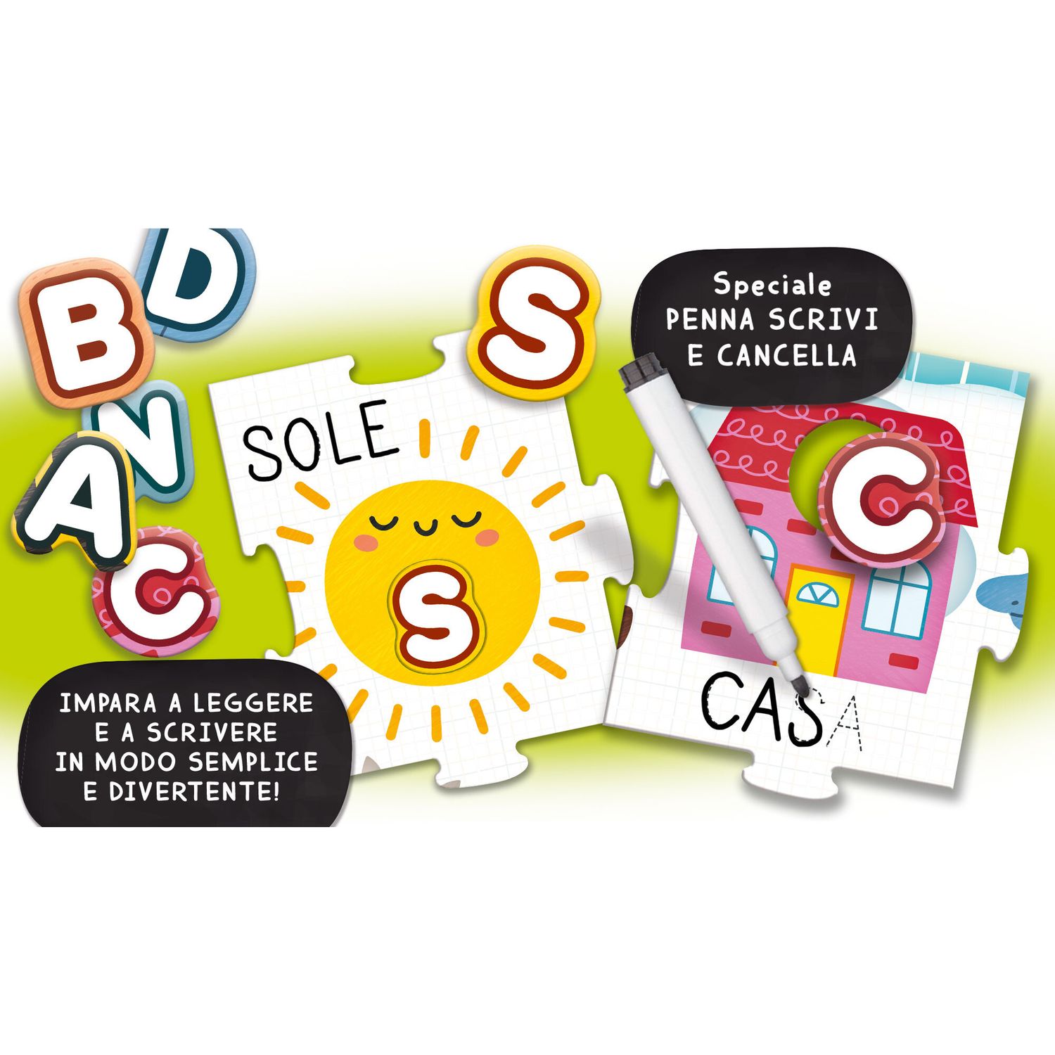 Carotina gli utilissimi il grande gioco dell'alfabeto - LISCIANI