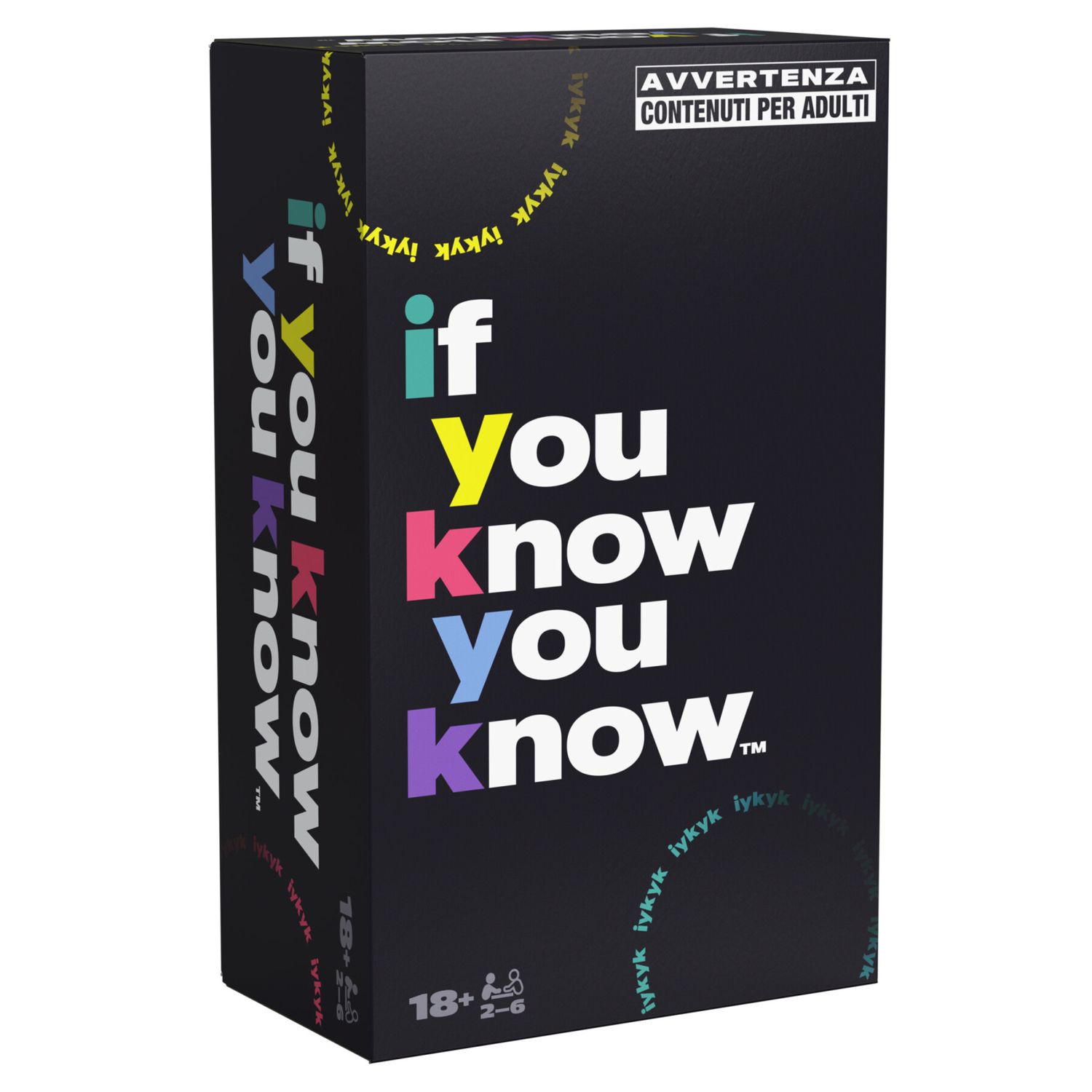 Gioco da tavolo per adulti iykyk: sfida amici e partner con domande divertenti e irriverenti - 