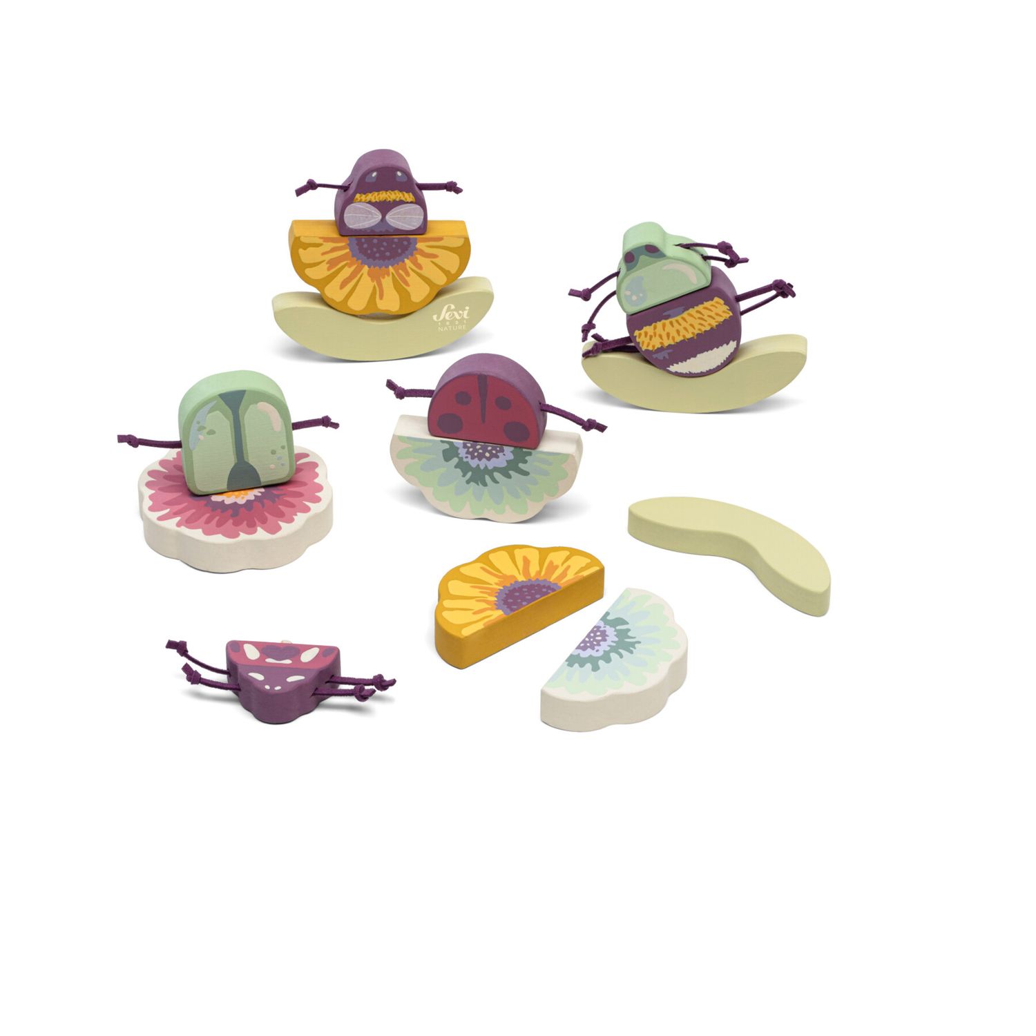 Sevi nature mix+match fiori e coleotteri - Trudi