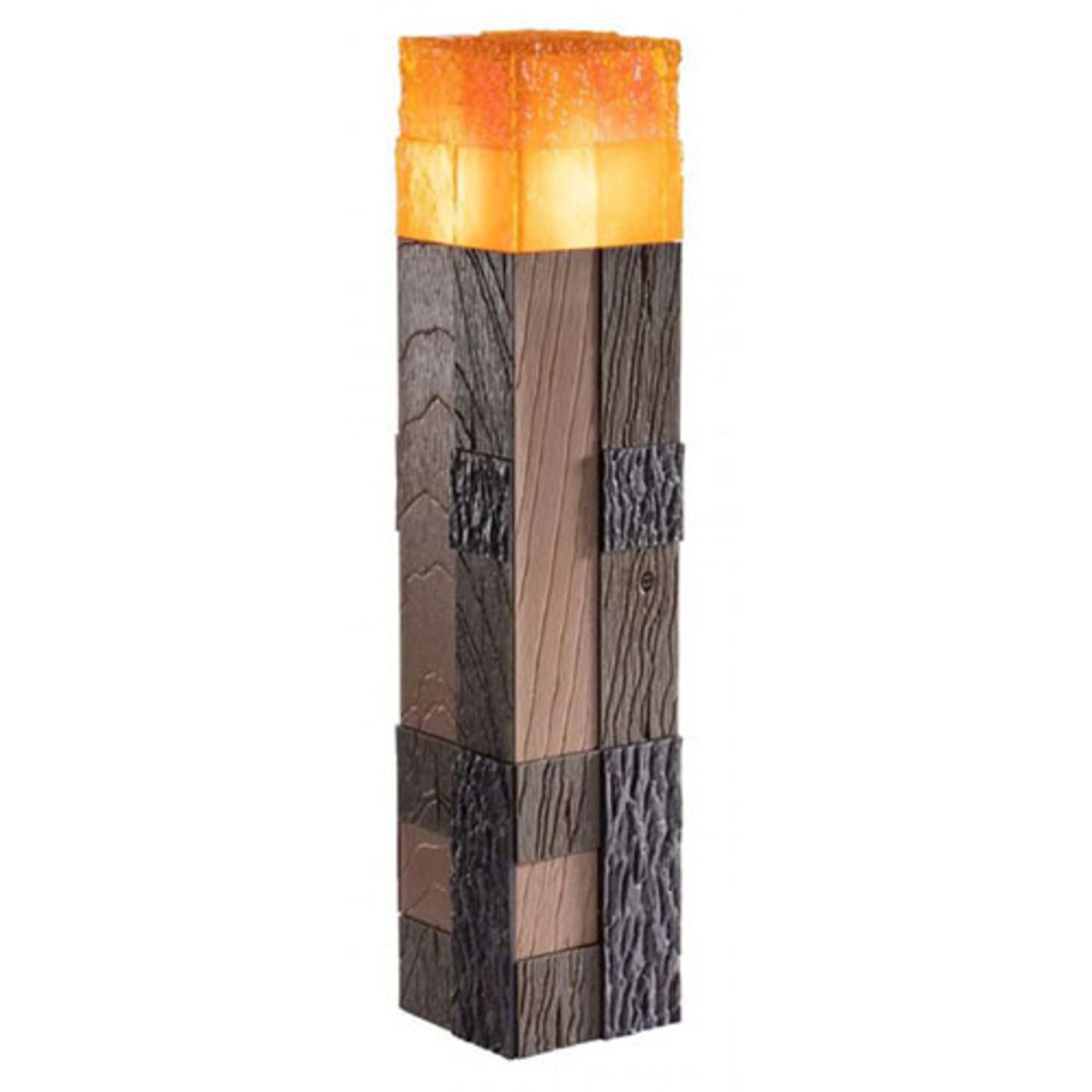 Lampada torcia minecraft | illuminazione con design a blocchi- regolabile - MINECRAFT