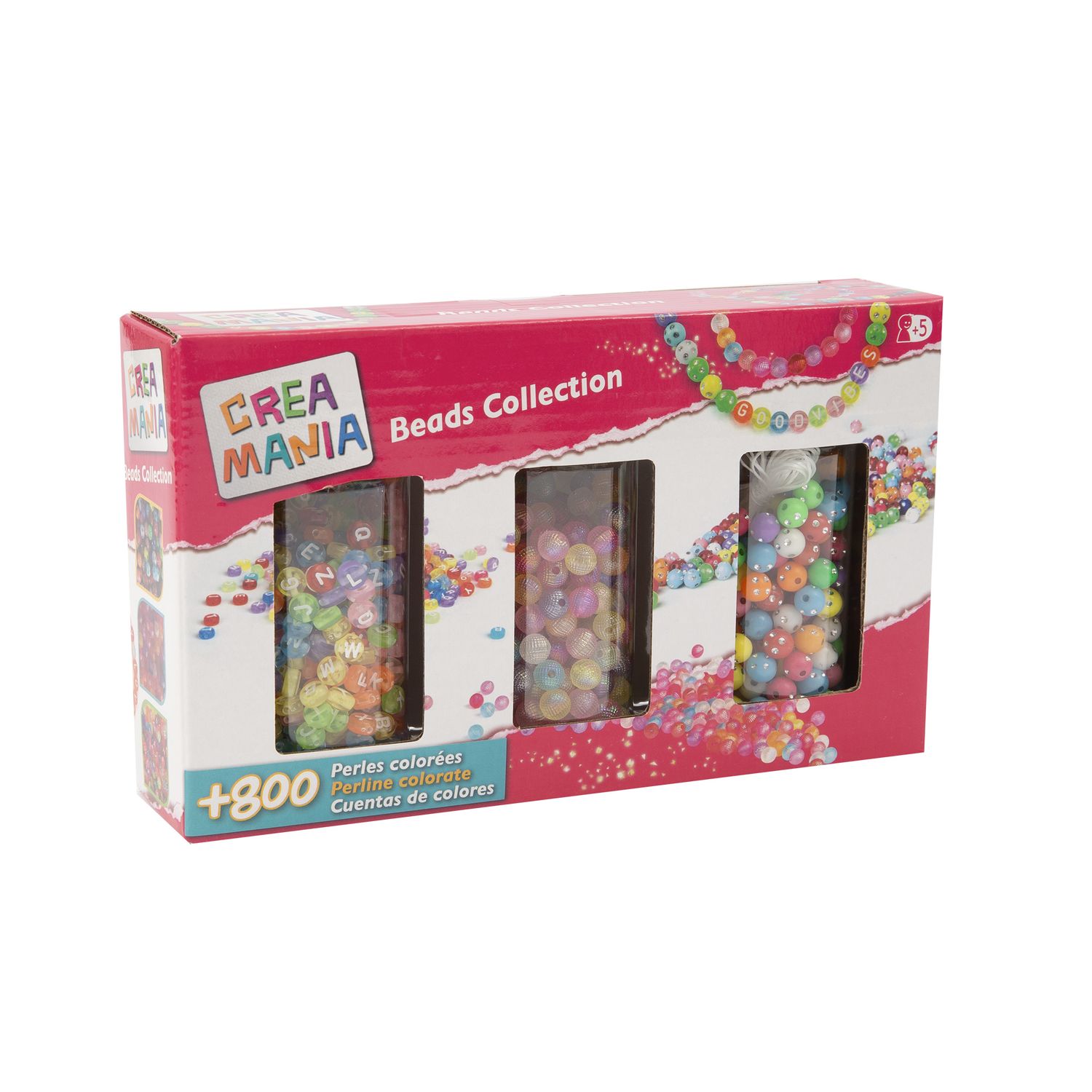 Beads collection - collezione di perline per creare gioielli personalizzati - 3 stili unici - crea mania - CREA MANIA