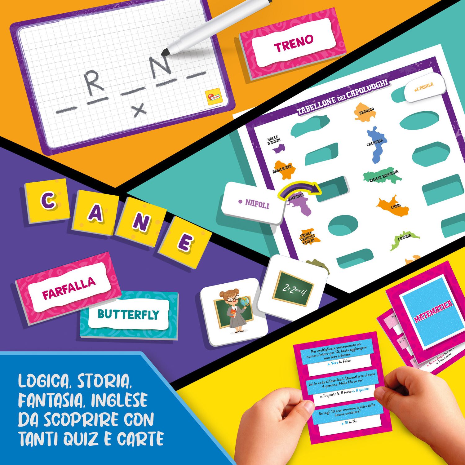 I'm a genius raccolta 50 giochi educativi kids - LISCIANI