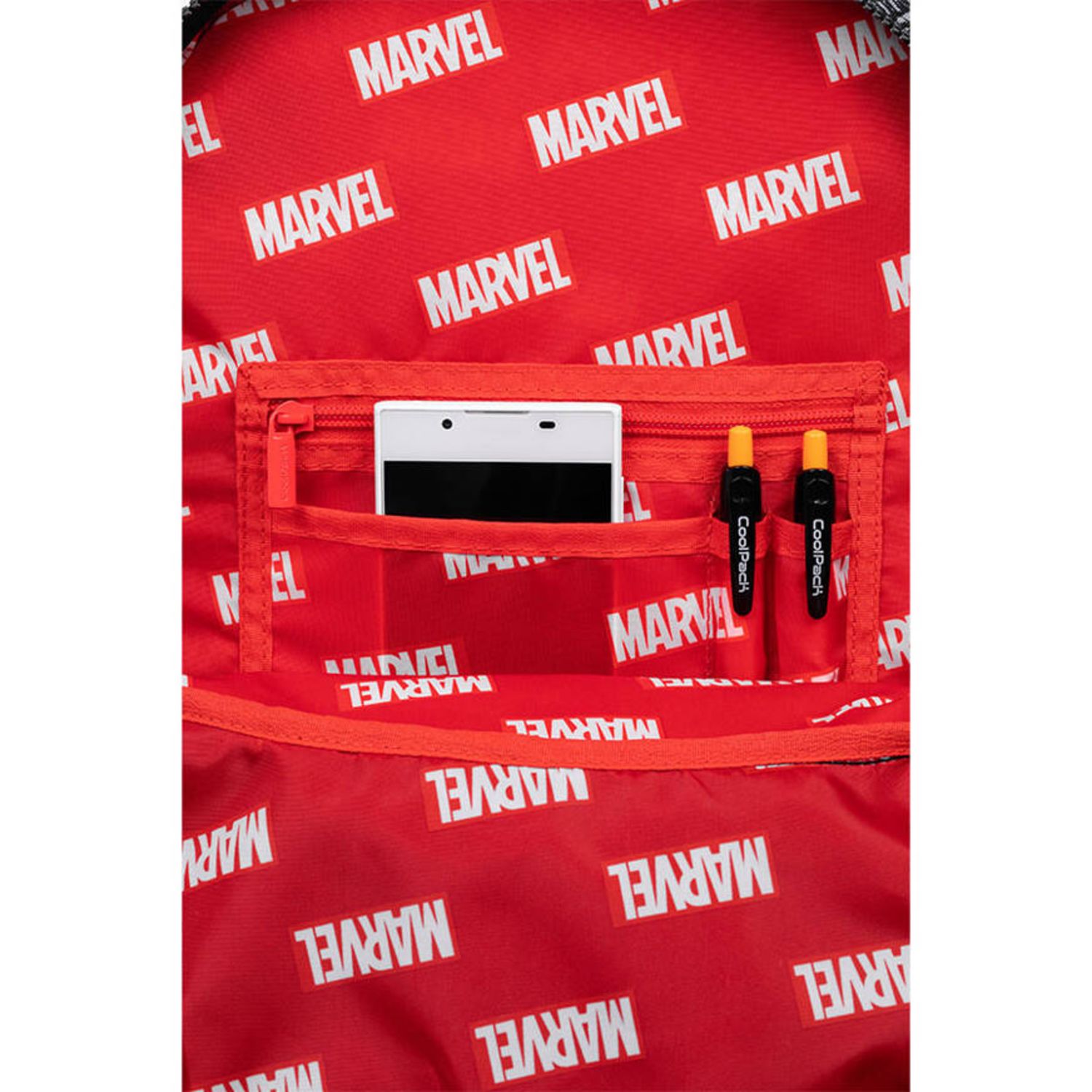 Zaino scuola avengers coolpack rider - scomparti ergonomici e tasche laterali - Avengers