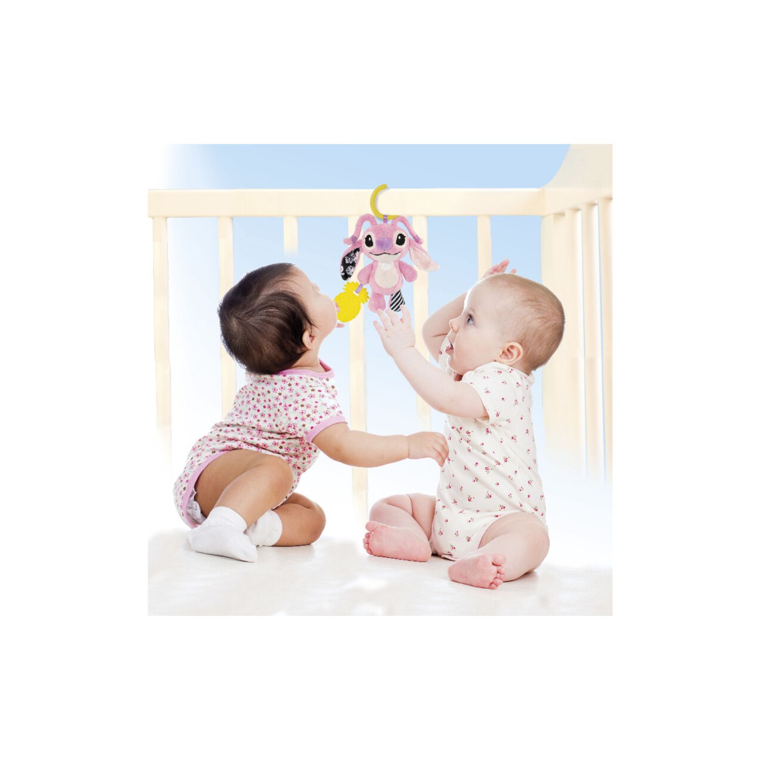 Baby clementoni - disney angel soft rattle - BABY CLEMENTONI, Disney Stitch