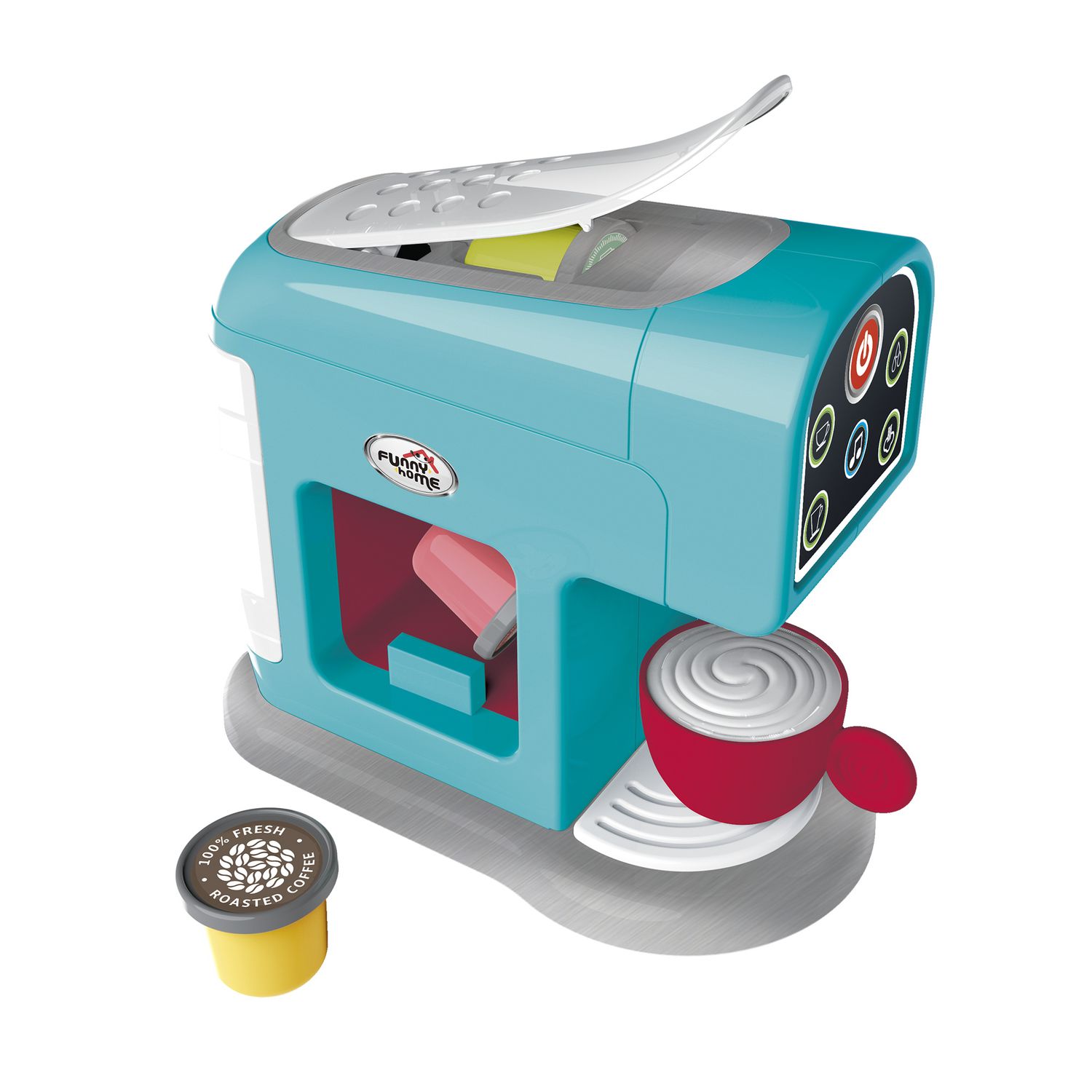 4 in 1 breakfast set per cucina giocattolo - include caffettiera, tostapane, frullatore e planetaria - funny home - FUNNY HOME, SUPERSTAR