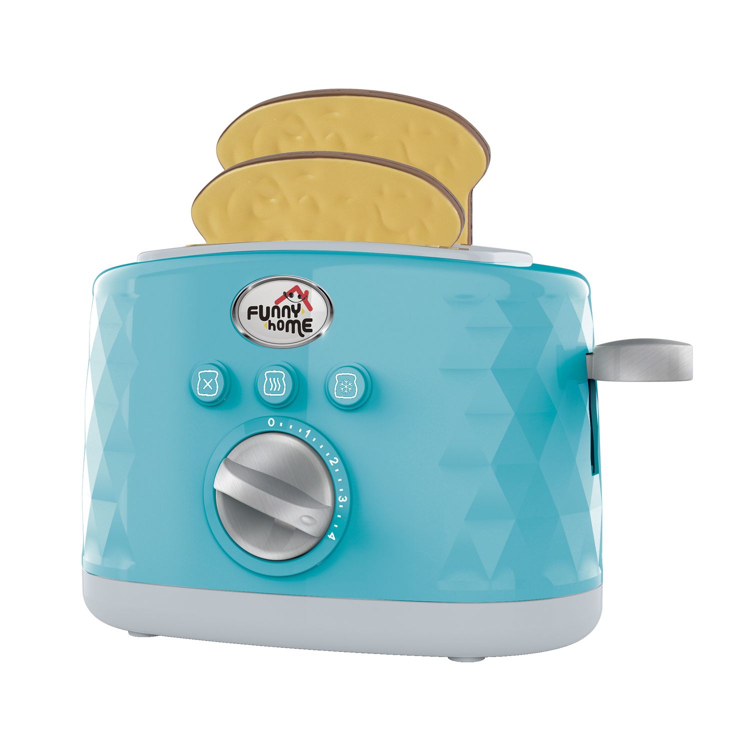 4 in 1 breakfast set per cucina giocattolo - include caffettiera, tostapane, frullatore e planetaria - funny home - FUNNY HOME, SUPERSTAR