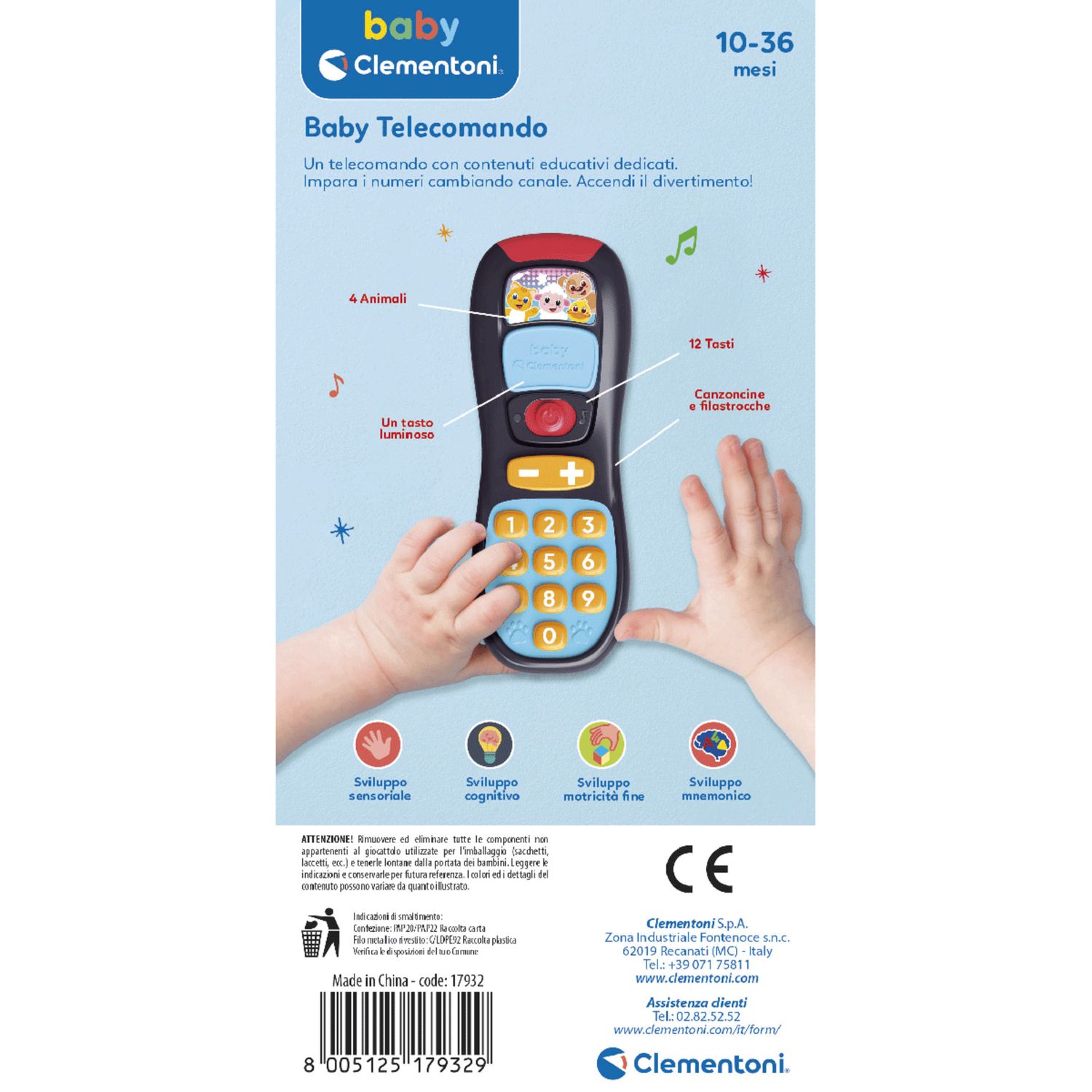 Baby clementoni - smartphone touch & play - interattivo - BABY CLEMENTONI
