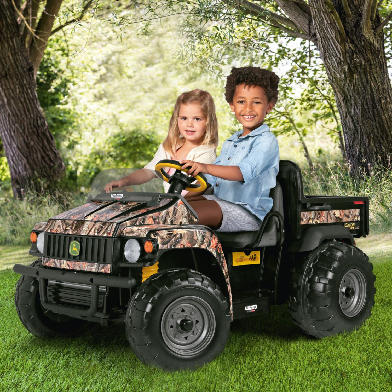 John deere gator hpx camo - utility vehicle a batteria ricaricabile da 12v-150wh. anni 3+ - peg perego - Peg Perego