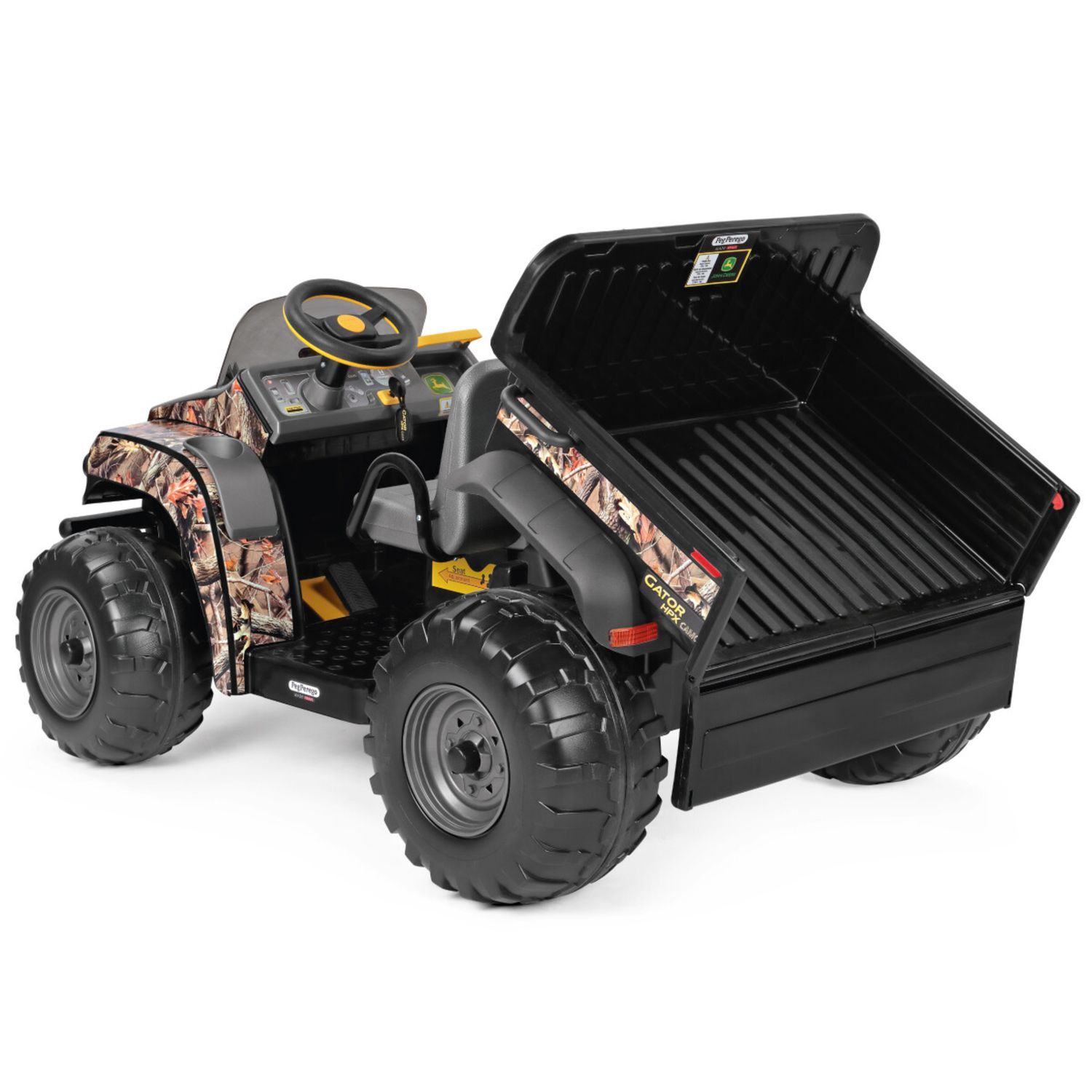 John deere gator hpx camo - utility vehicle a batteria ricaricabile da 12v-150wh. anni 3+ - peg perego - Peg Perego