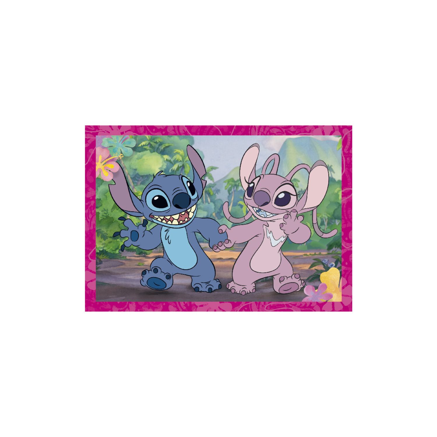 Clementoni - puzzle supercolor 4in1 disney stitch - CLEMENTONI, LILO & STITCH, Disney Stitch