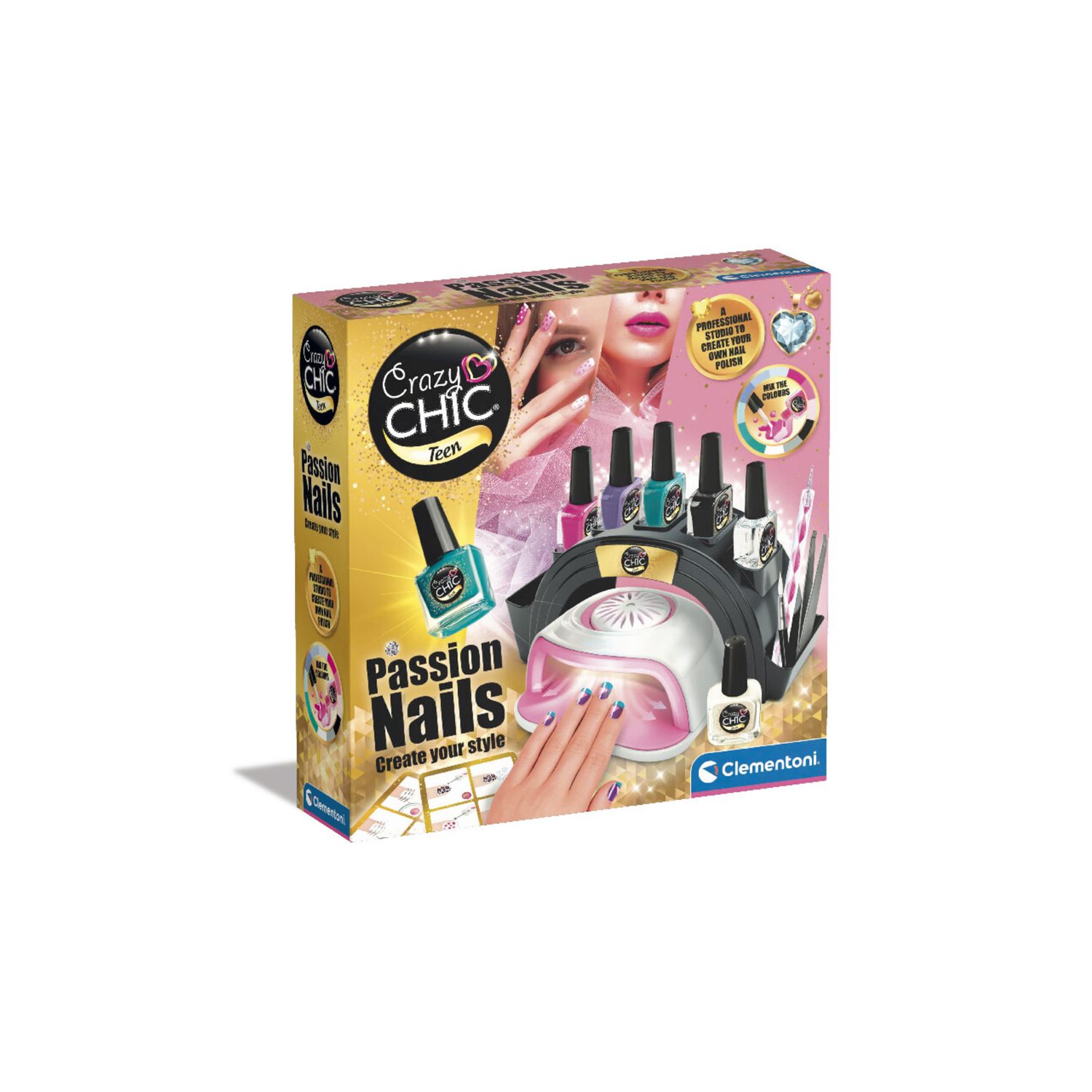 Clementoni - crazy chic - passion nails - CLEMENTONI, CRAZY CHIC