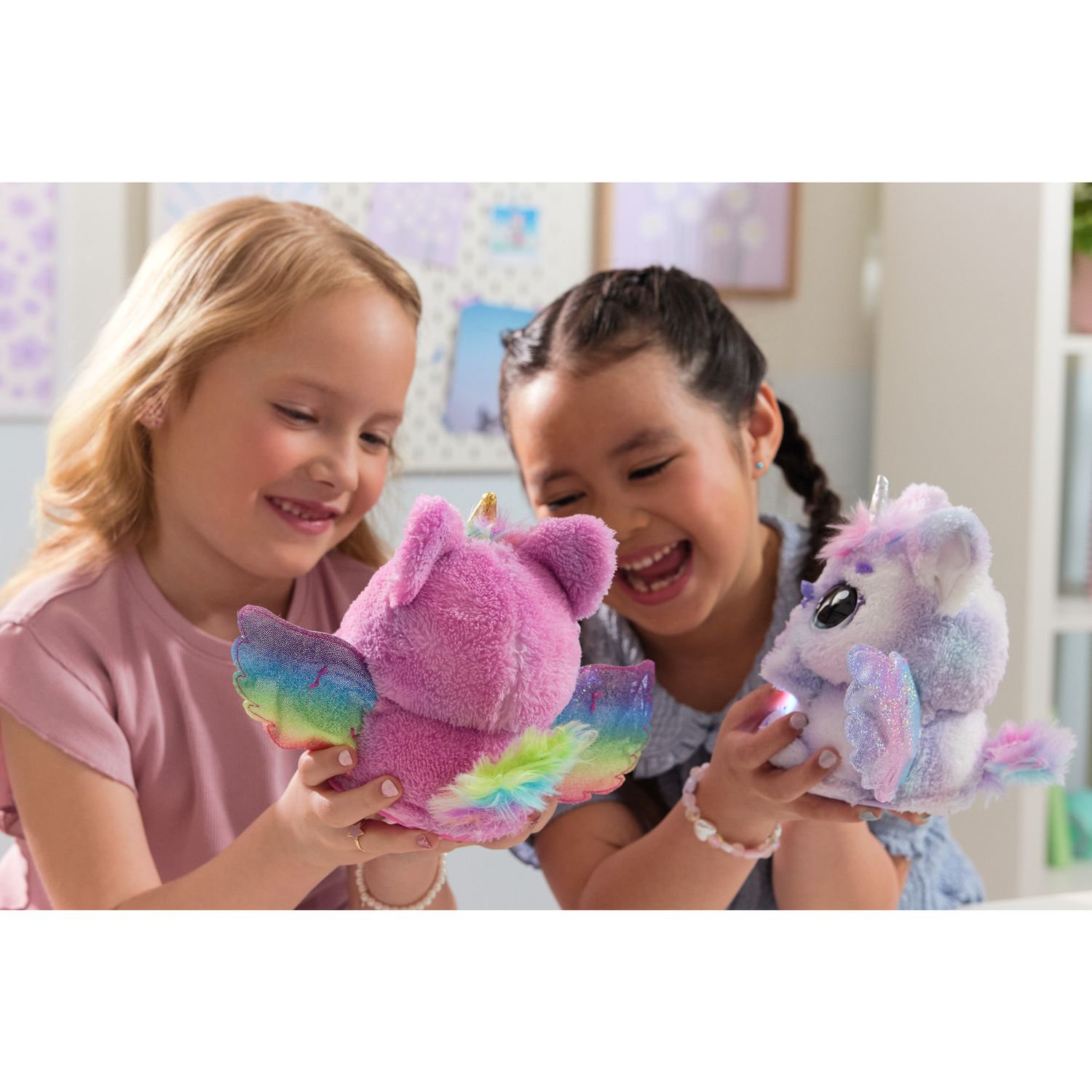 Hatchimals alive mystery hatch pufficorn – magici e interattivi - si schiudono con il tuo amore - HATCHIMALS