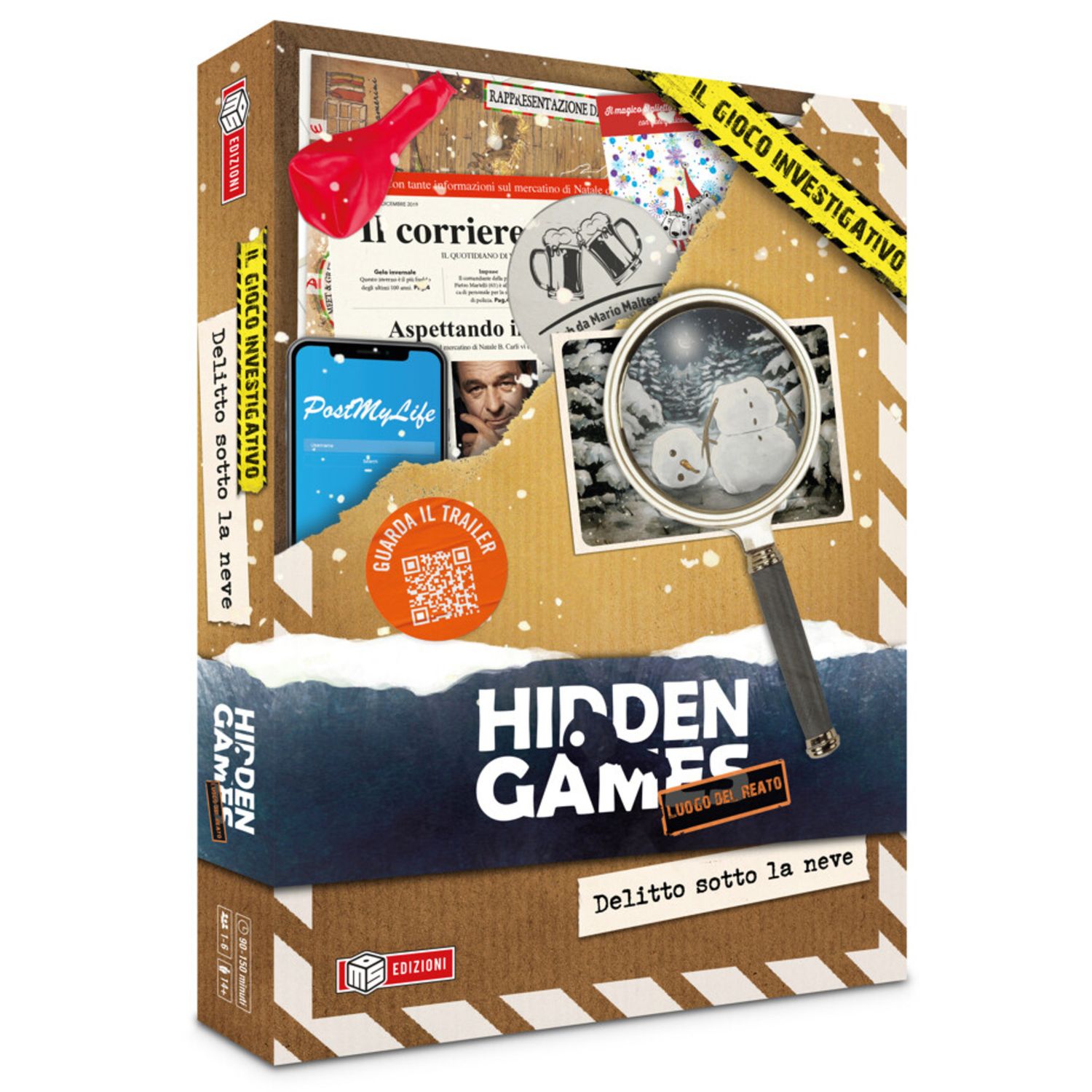 Hidden games luogo del reato - delitto sotto la neve - ms edizioni - 