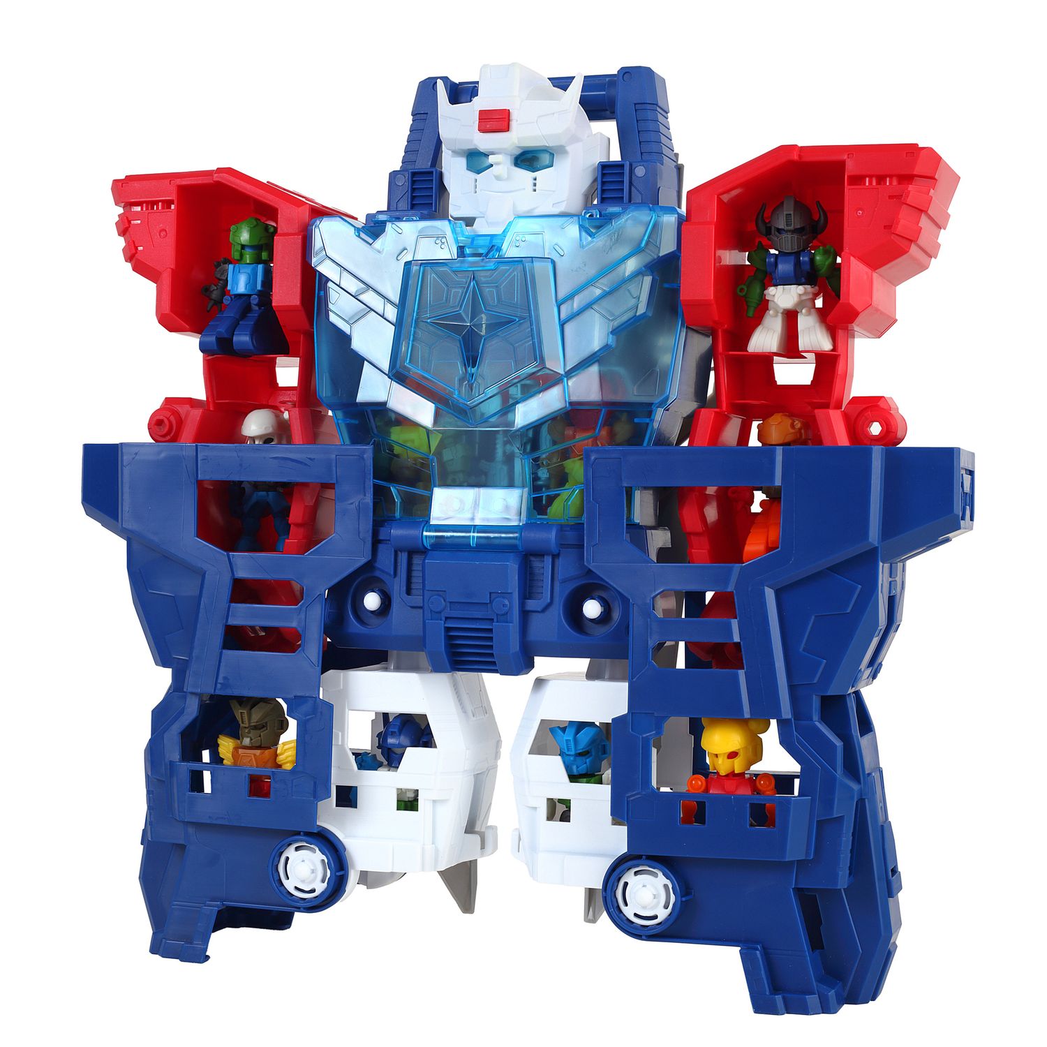 Exobot transformer robot - inclusi 24 soldatini - INVINCIBLE HEROES, SUPERSTAR