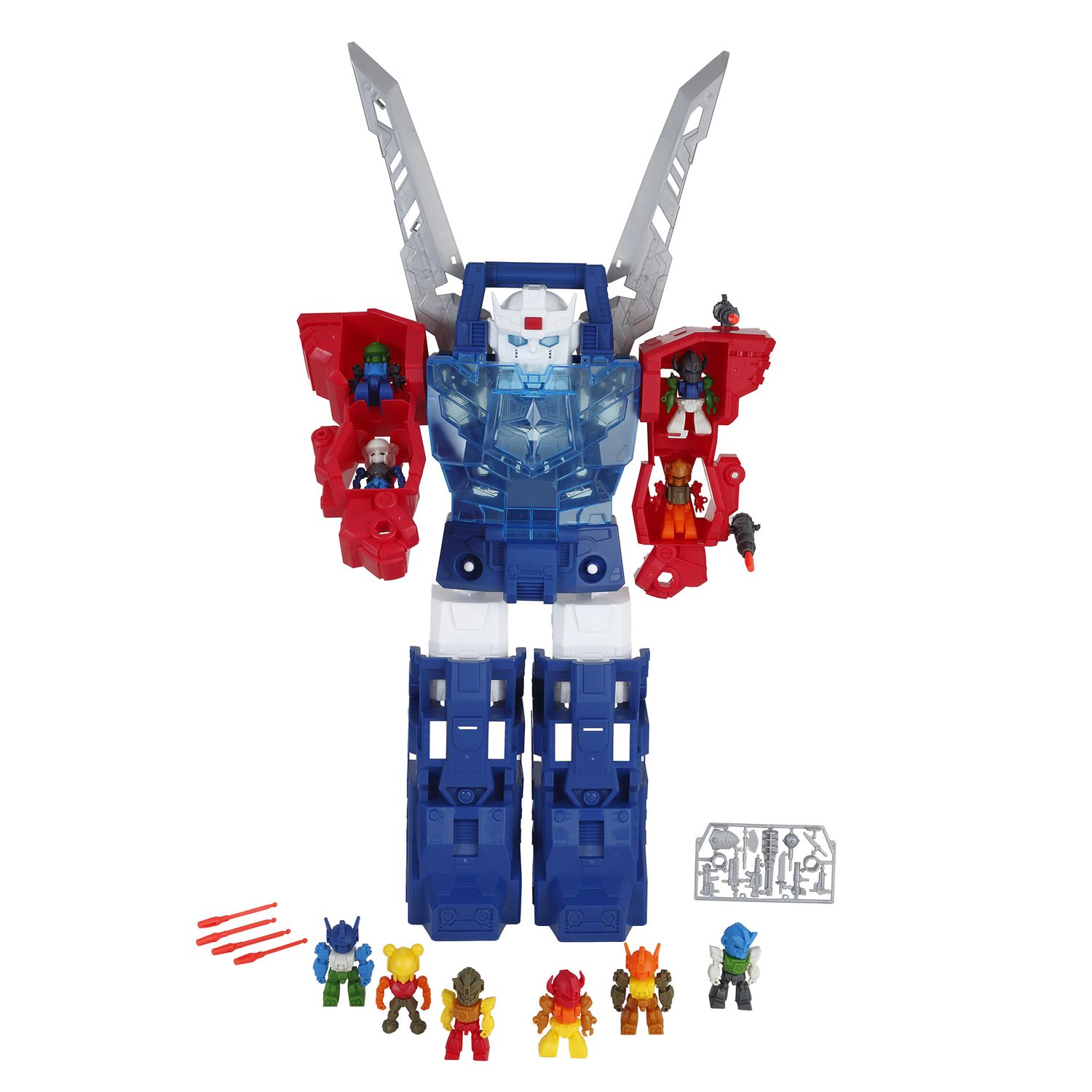 Exobot transformer robot - inclusi 24 soldatini - INVINCIBLE HEROES, SUPERSTAR