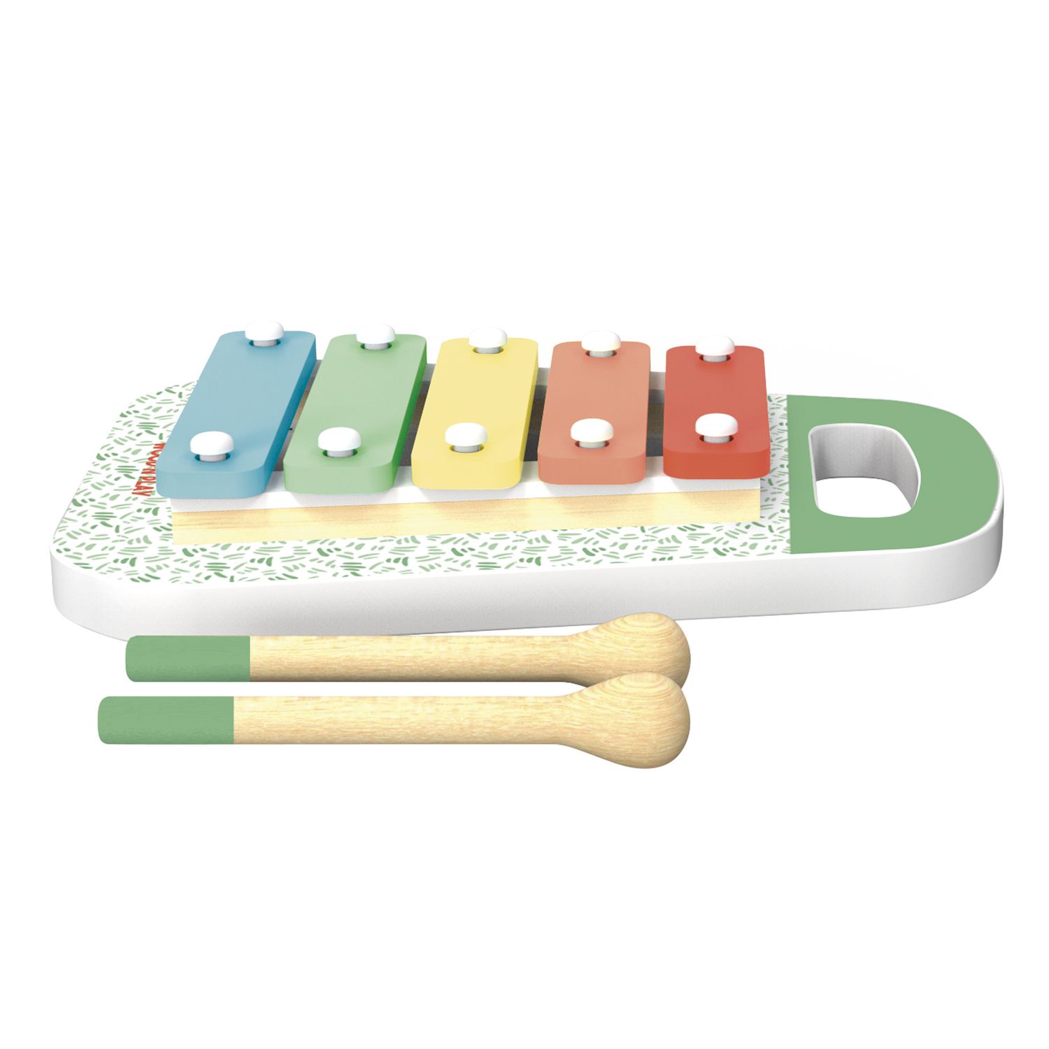 Xilofono per bambini con 5 tasti colorati e 2 bacchette – eco-friendly e certificato fsc - wood 'n' play - WOOD 'N' PLAY