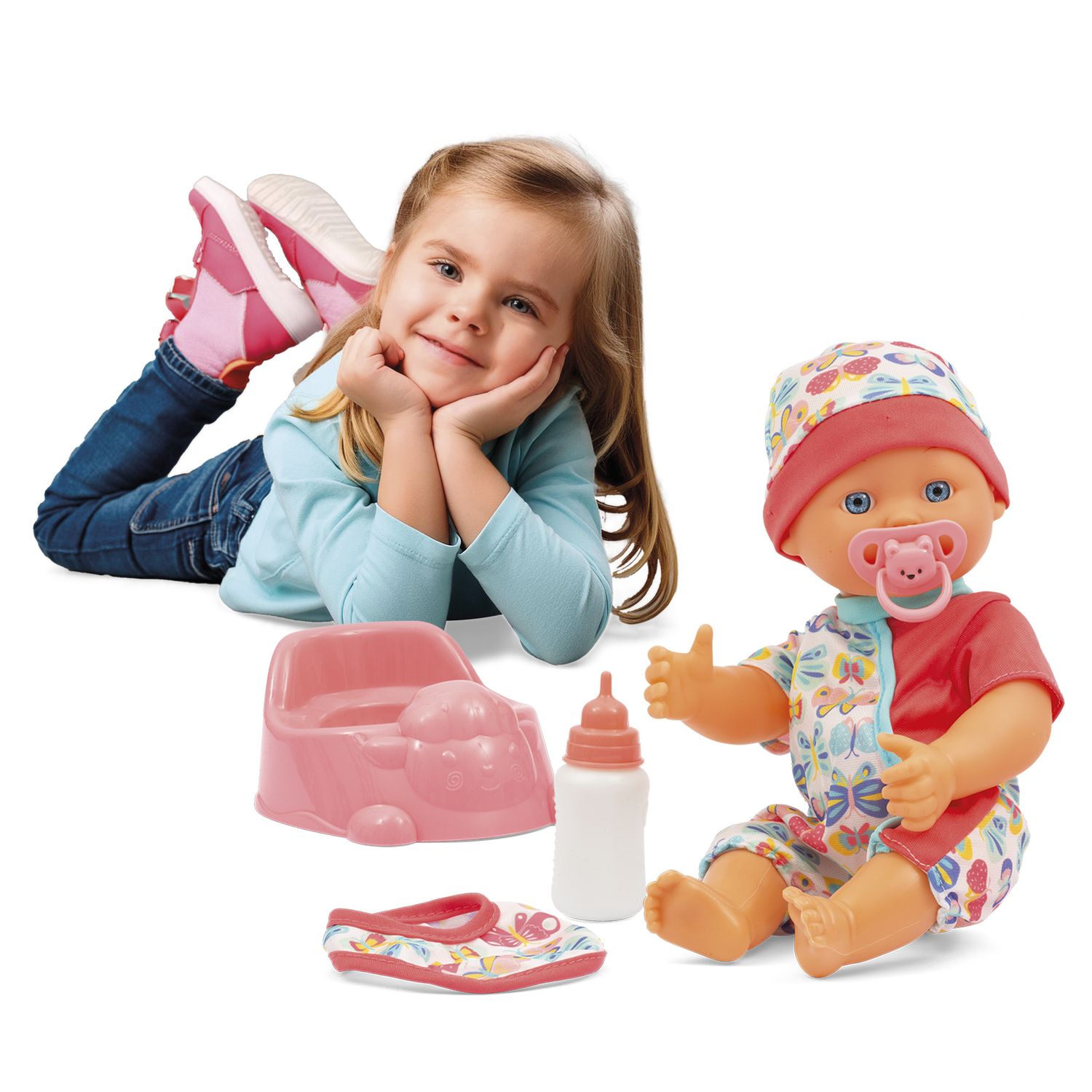 Bambola lucy con set accessori - LOVE BEBÈ