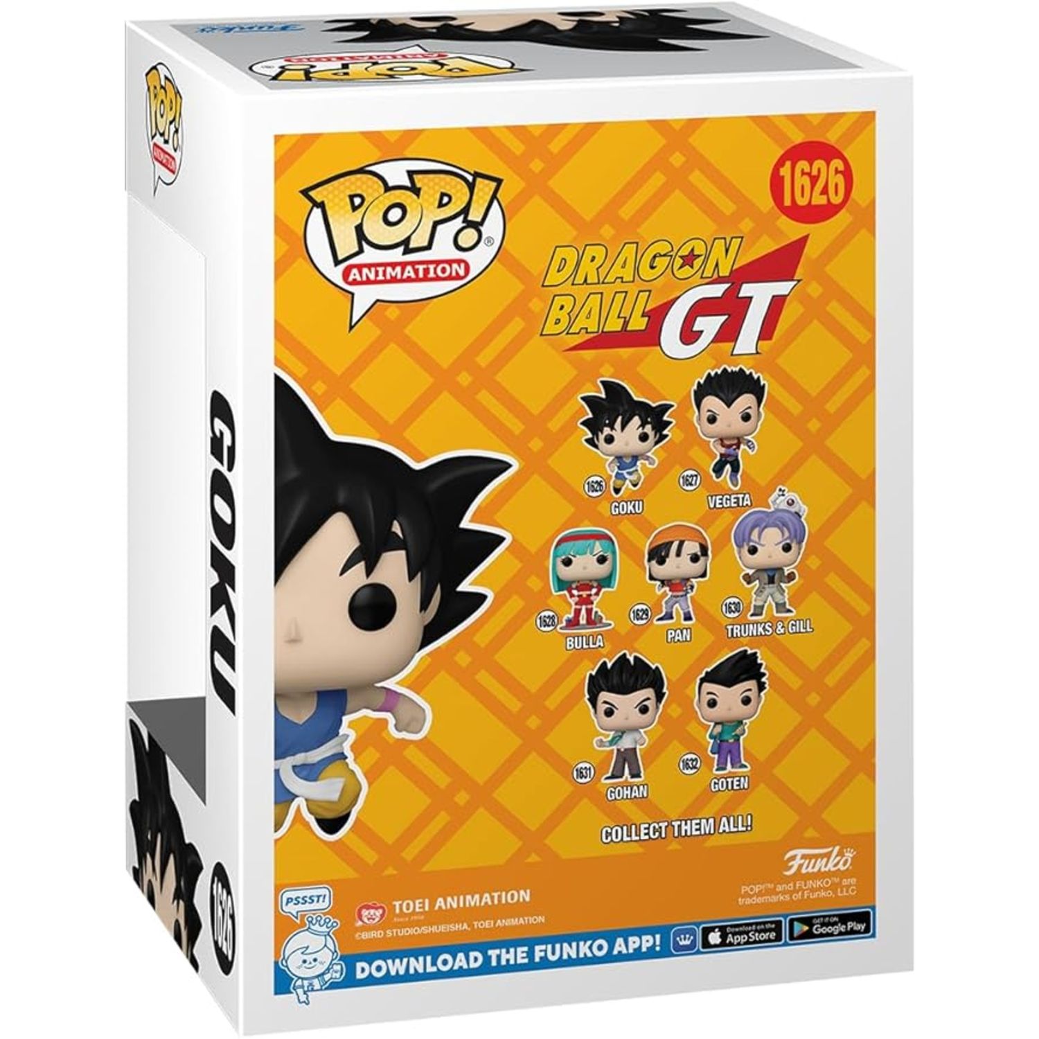 Funko pop - dragon ball gt - goku - 1626 - DRAGON BALL