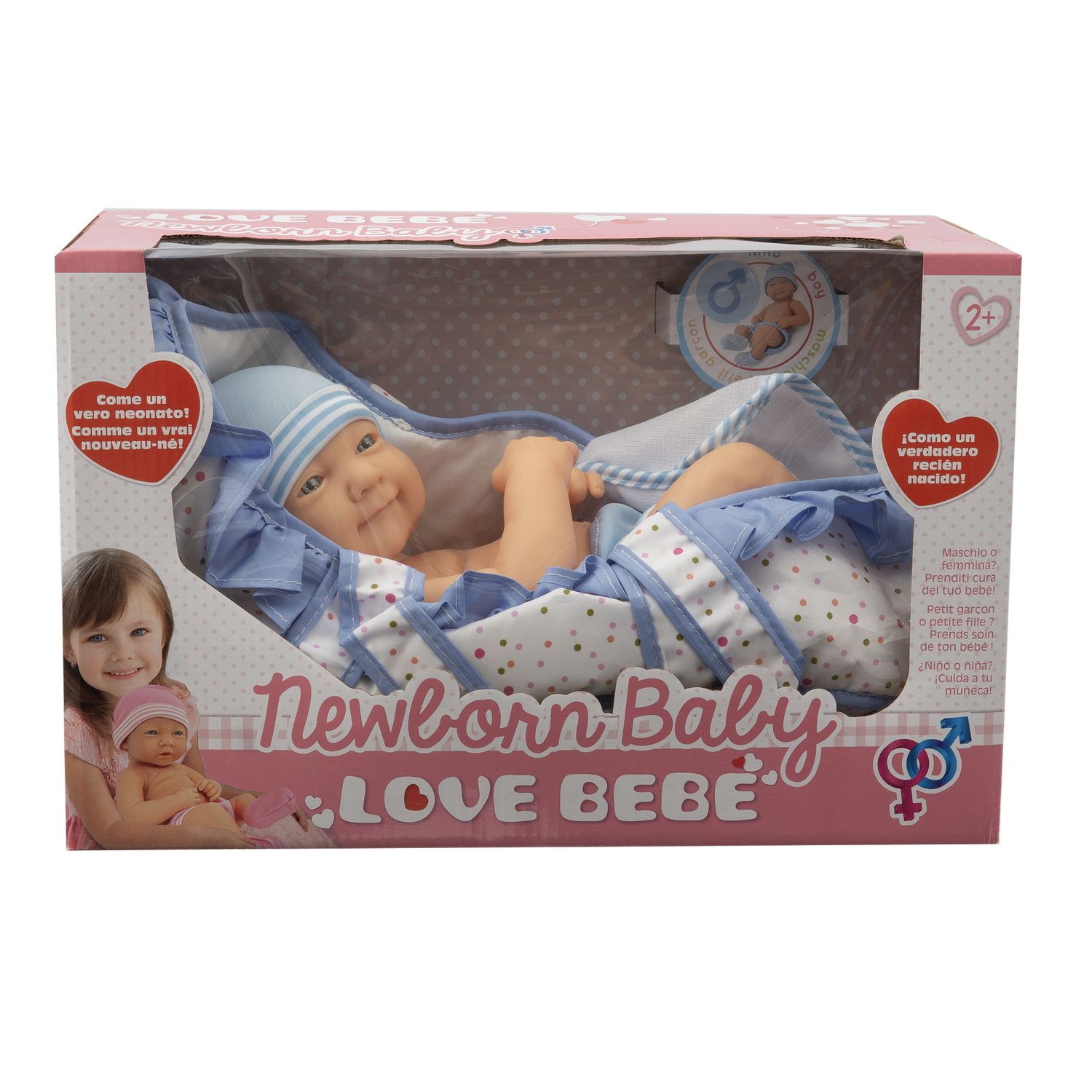 Bambola newborn baby - LOVE BEBÈ