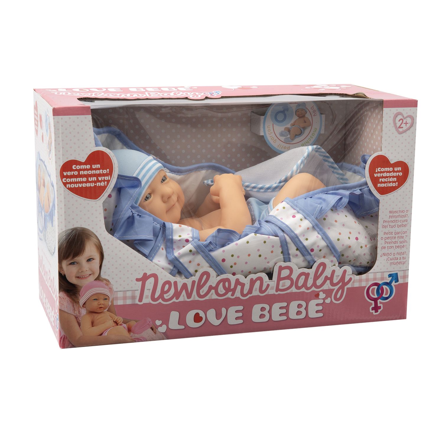 Bambola newborn baby - LOVE BEBÈ