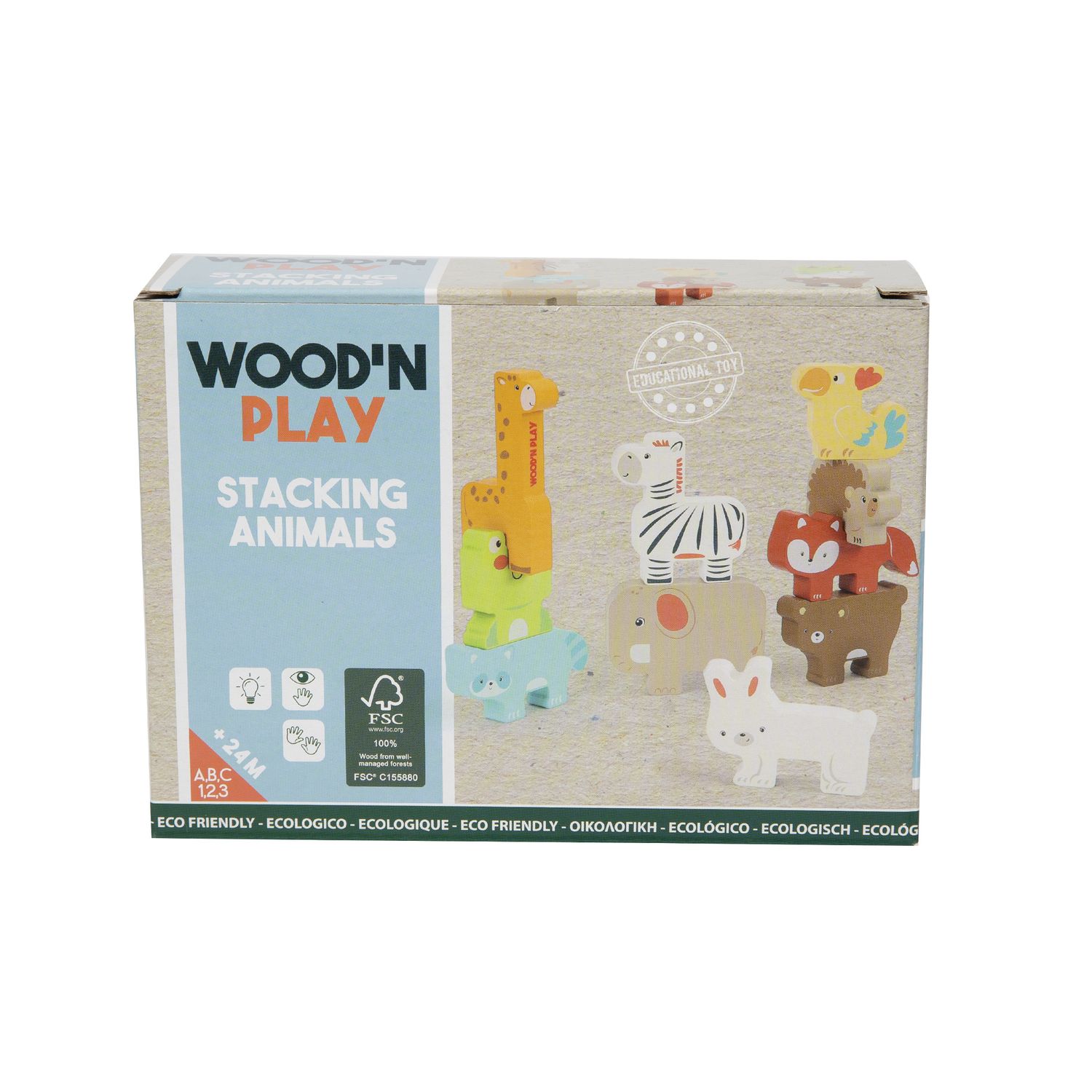 Animali impilabili - wood 'n' play - WOOD 'N' PLAY