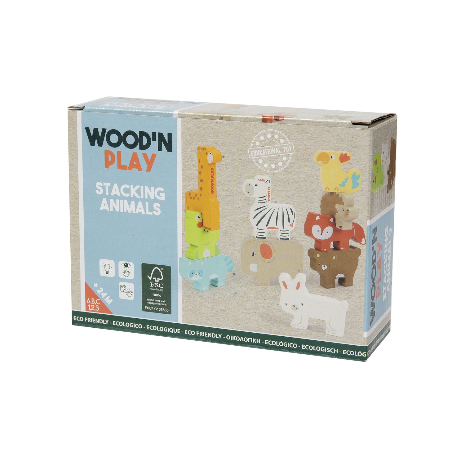 Animali impilabili - wood 'n' play - WOOD 'N' PLAY