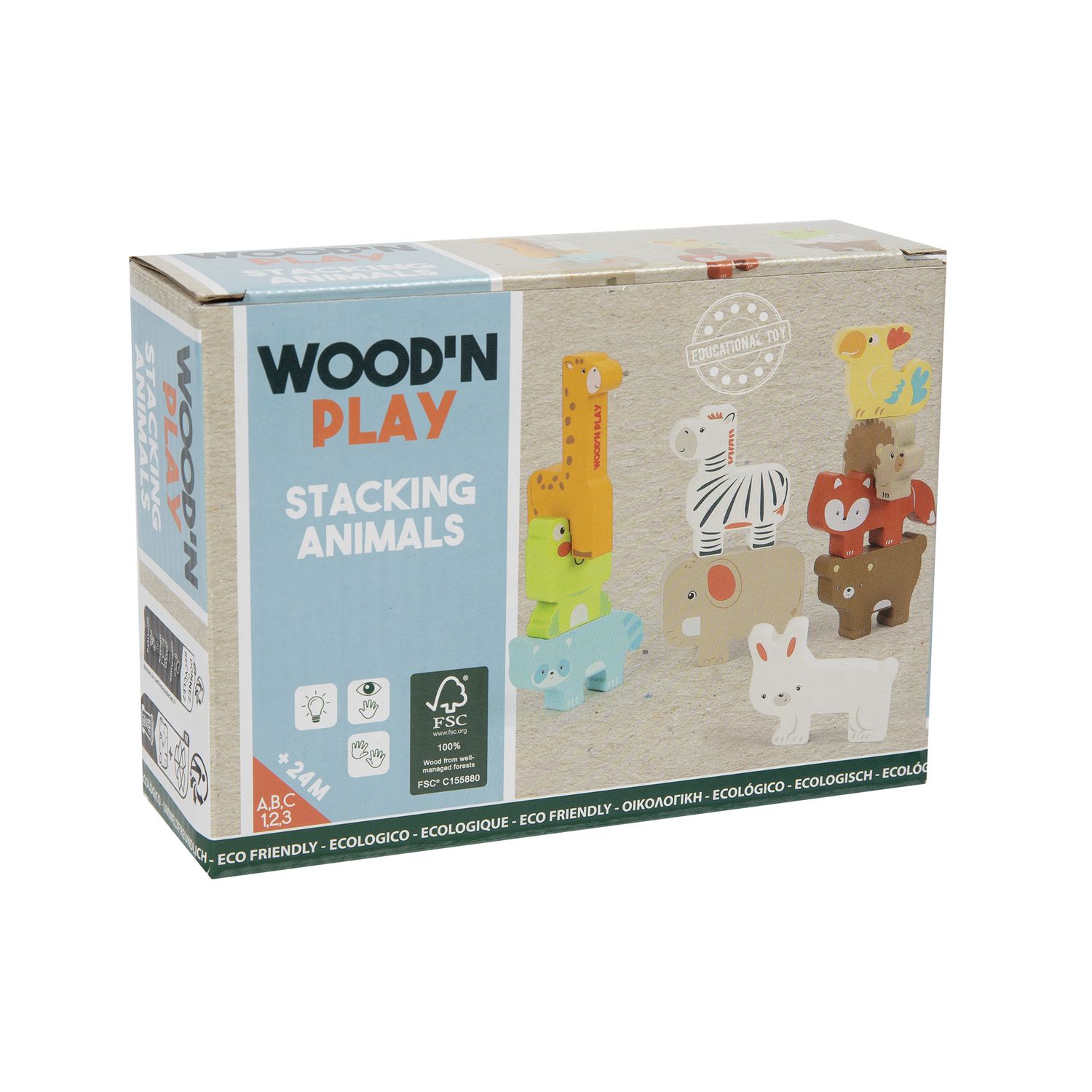Animali impilabili - wood 'n' play - WOOD 'N' PLAY