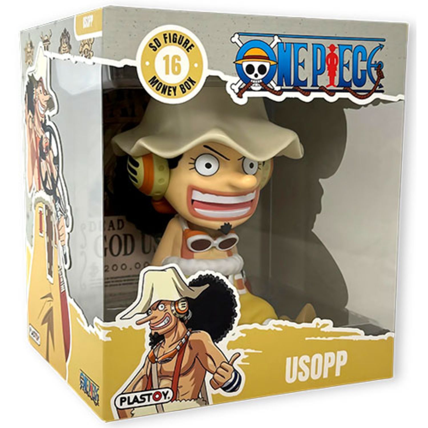 Salvadanaio one piece usopp - collezione pop e colorata -design unico - ONE PIECE