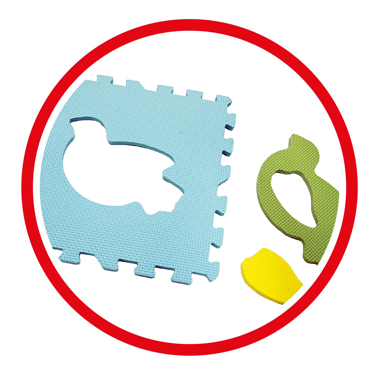 Tappeto puzzle activity con 50 palline, 9 pezzi, doppio utilizzo per area gioco - BABY SMILE, SUPERSTAR