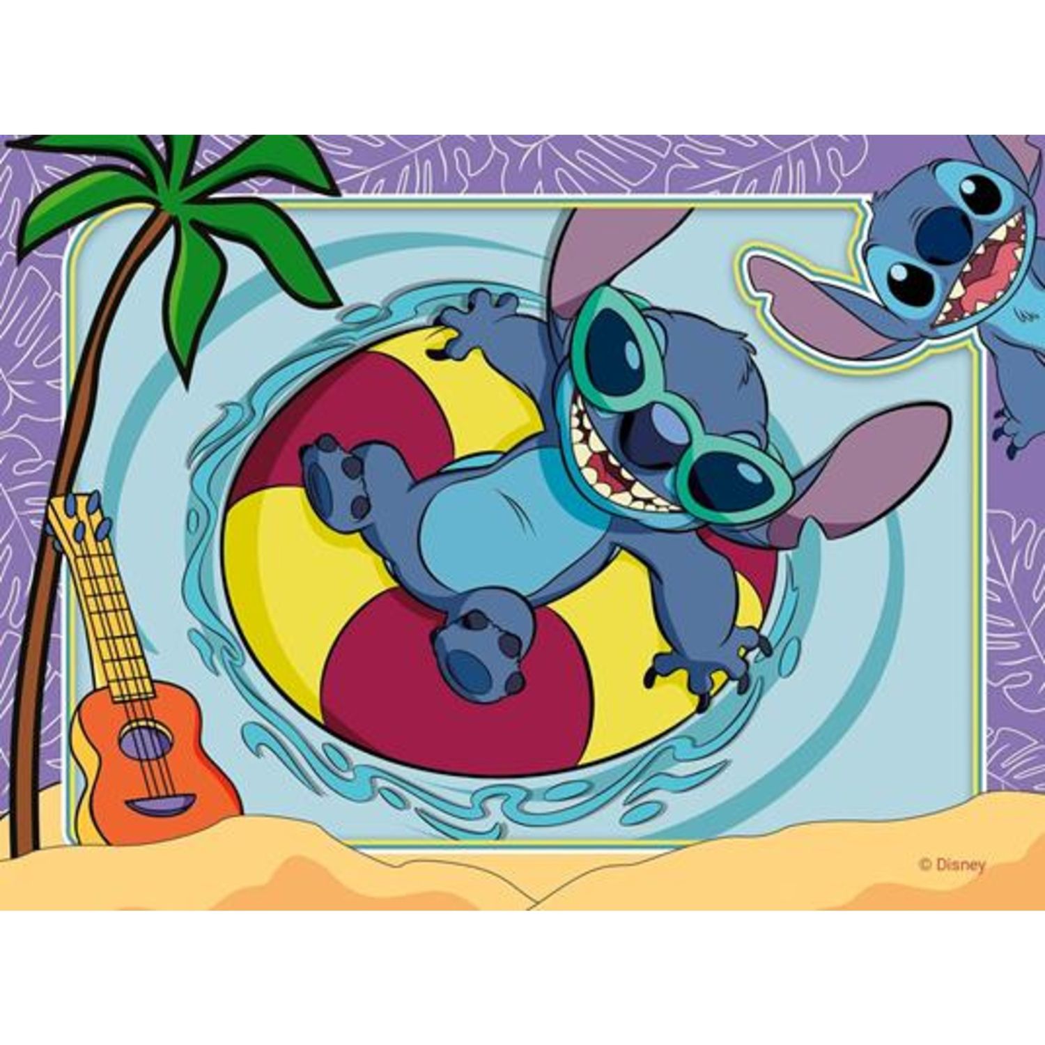 Ravensburger puzzle stitch 4 in a box - 4 puzzle da 12-24 pezzi, età 3+ - RAVENSBURGER, Disney, Disney Stitch