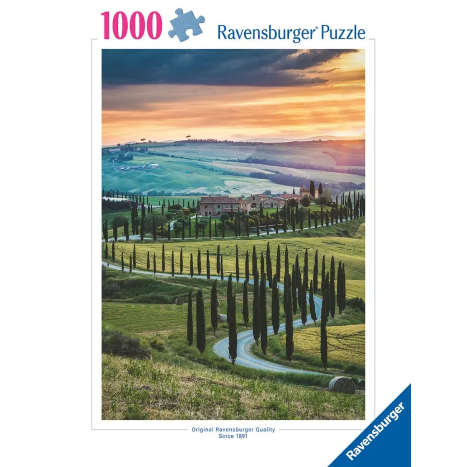 Puzzle ravensburger val d'orcia 1000 pezzi - puzzle per adulti - RAVENSBURGER