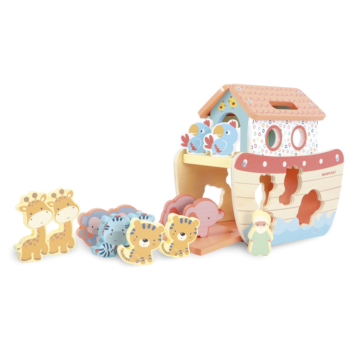 Arca di noè in legno - wood "n" play - WOOD 'N' PLAY